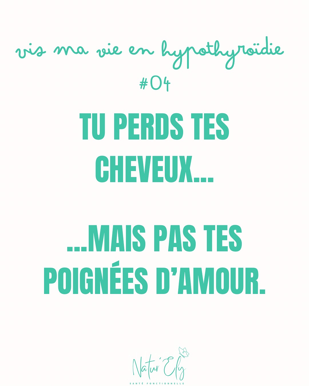Tu perds tes cheveux, mais pas tes poignées d’amour ?
Bienvenue dans l’absurde logique de l’hypothyroïdie ! 🤣
Tu te regardes dans le miroir, et tu ne te reconnais plus.
D’un côté, une brosse pleine de cheveux.
De l’autre, un jean qui serre de plus en plus.
Tu manges “sain”, tu fais attention, tu bouges quand tu peux…
Mais ton corps semble en mode économie d’énergie.
Et tout le monde autour pense que tu exagères.
Non, tu n’es pas paresseuse.
Non, ce n’est pas “dans ta tête”.
➡️ C’est ta thyroïde qui tourne au ralenti.
Si toi aussi tu vis ce grand écart hormonal, sache que tu n’es pas seule.
Et qu’il existe des solutions (spoiler : ça ne passe pas par manger moins ou se forcer à courir… 🚨
——————————
🦋 Première fois ici ?
Moi, c’est Élise, naturopathe spécialisée dans les troubles de la thyroïde, sans thyroïde depuis mon cancer en 2016🎗️
J’aide les femmes à retrouver leur énergie et se sentir bien dans leur corps. 💙
👉 Déjà aidé des dizaines de femmes.
Pourquoi pas toi ?
Check ma bio ! (Ressources gratuites et prise de RDV)
#thyroide #hashimoto #hypothyroidie #santehormonale #santeaunaturel