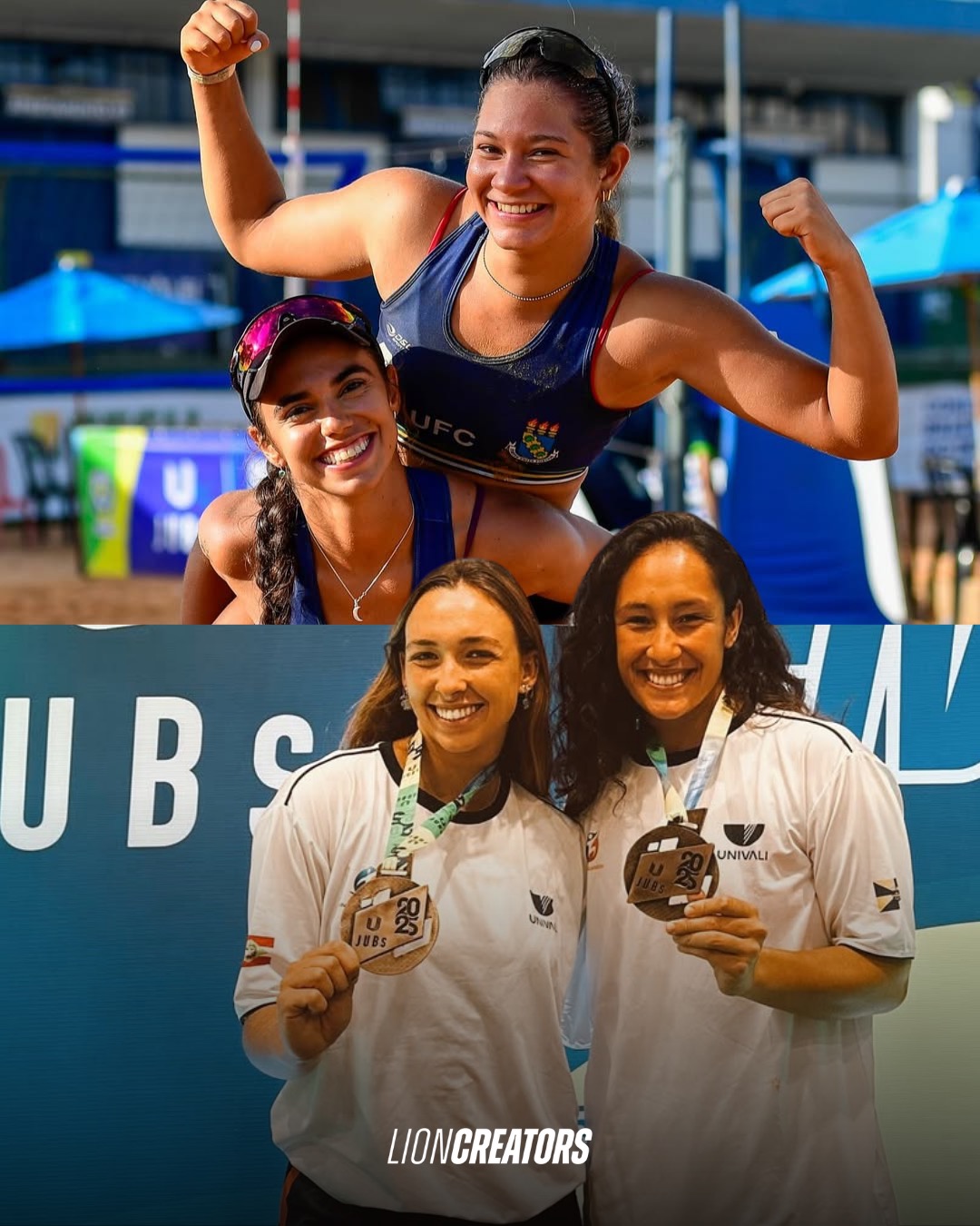 Na semana passada, as atletas @vitoriaaflima e @lunatedescoo mostraram toda sua dedicação e talento no JUBS!
Em uma competição marcada por alto nível técnico, Vitória conquistou a medalha de prata🥈enquanto a Luna garantiu o bronze🥉.
Parabéns pelo desempenho e pelo resultado meninas! 👏
#JUBS2025 #vôleidepraia #atleta #news
