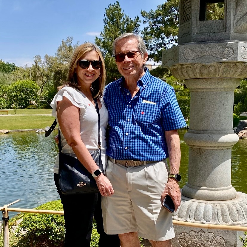 May photo dump! 📸
Been a little quiet on social trying to soak in some IRL moments!
1. Me and Dad at Japanese Gardens in Phoenix
2. Dad and Gail at Japanese Gardens
3. Playing a silly casino game in Arizona
4. Healthy wine pours at the retirement community in Goodyear
5. Mother’s Day brekkie
6. Cami’s Spring Choir Concert
7. Hosting May Bunco
8. Lake Tahoe Views
9. The Fam
10. Beach and a good book (my favorite things!)
11. Incline Village Beach views