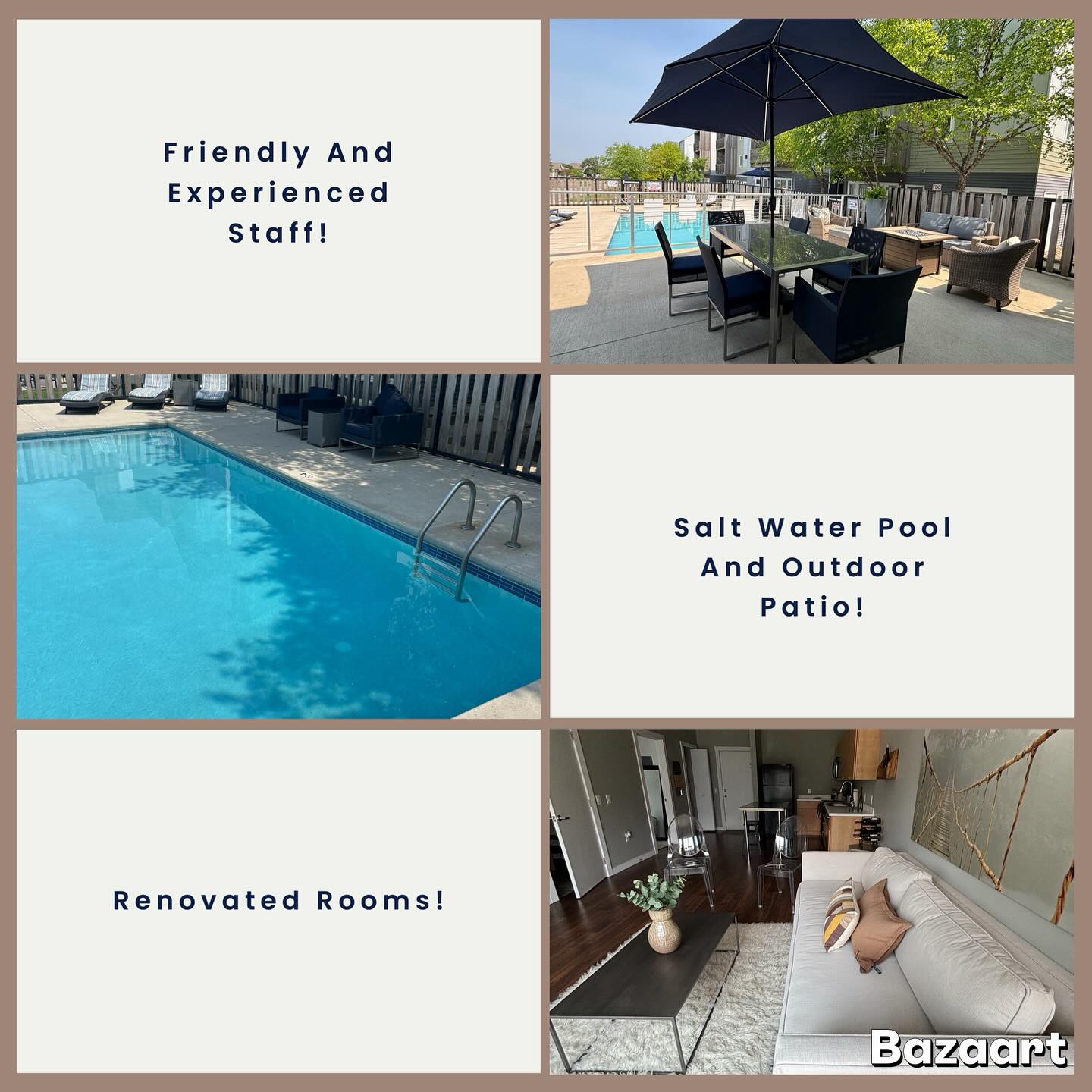 We love the Benchmark Apartments!
#apartment #apartmentcomplex #movein #pool #saltwaterpool #outdoorpatio