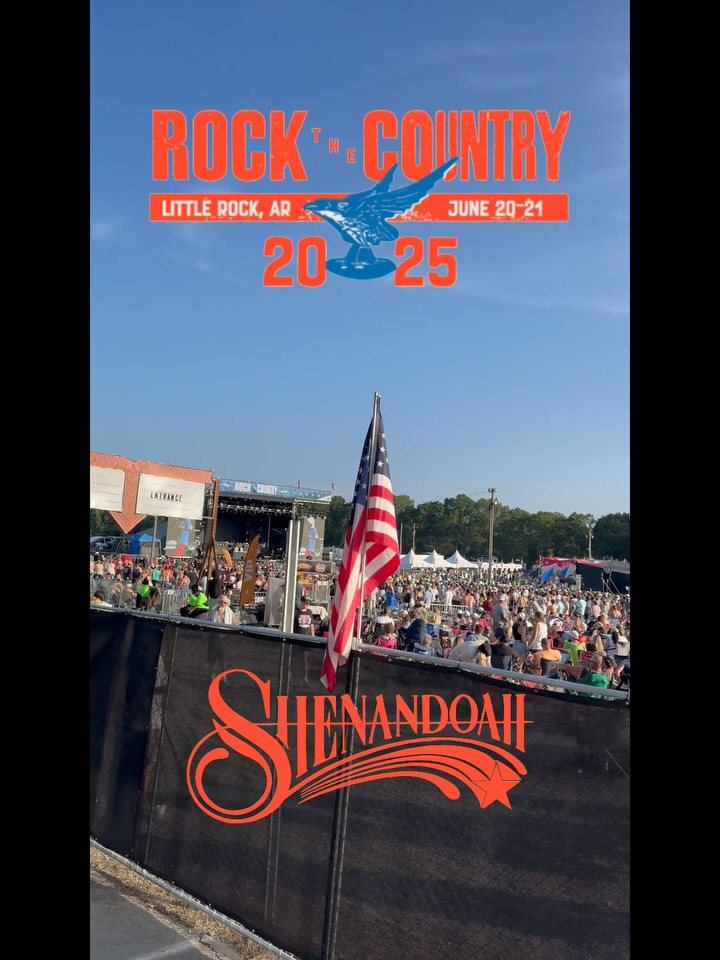 Little Rock brought the heat (literally) for Rock the Country! We had a blast sharing the stage with Nickelback, Hank Jr., Gavin Adcock, and Mark Chesnutt — what a show! Next up: Cullman, AL for Rock the South.