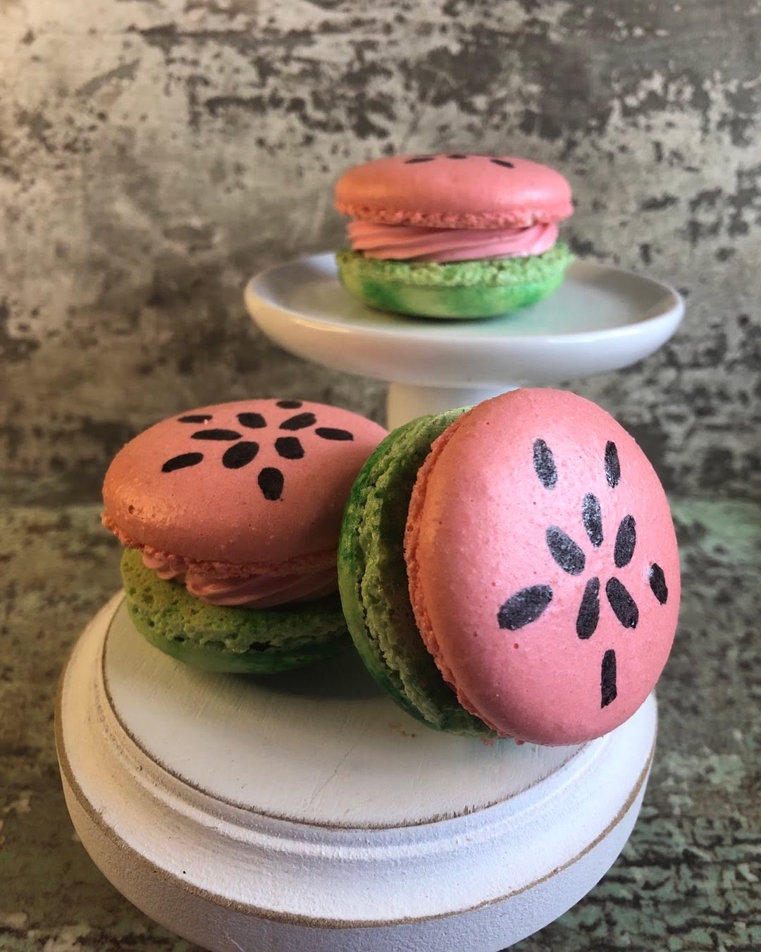 Watermelon Macarons now from Choux! West Lynn Farmers Market, Salem Farmers Market Now!