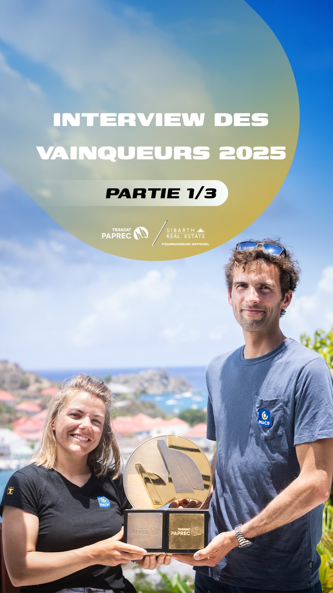 🏝️ Plongée dans l’après-course avec les vainqueurs de la Transat Paprec !
Après une traversée intense de l’Atlantique, nos champions ont eu le privilège de poser leurs valises pour deux nuits dans une somptueuse villa à Saint-Barth, offerte par notre fournisseur officiel @sibarthrealestate
🎙️ Dans cette première partie de l’interview exclusive, ils reviennent sur leur arrivée, les premières émotions à terre… et ce moment unique où tout s’arrête enfin.
Merci à Sibarth Real Estate pour cette parenthèse de rêve offerte à nos vainqueurs. 🌊✨
🎥 @maxime_falcone / @imageinfrance_audiovisuel
@paprecgroup
#TransatPaprec #Arrivées #SkipperMacif #vainqueurs #double #mixité #transatlantique #transat