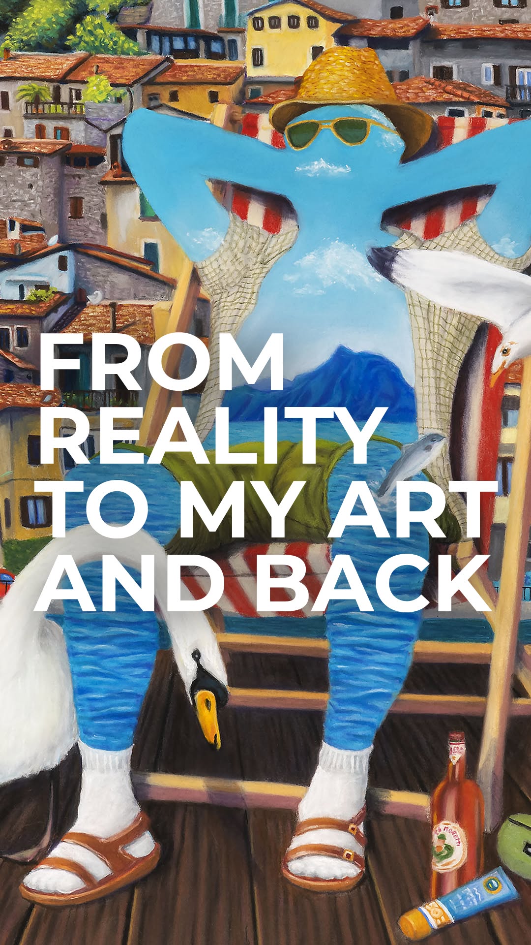 👁 👁 Heads up, this is a psychedelic experience!
A visual trip from the heart of Valsolda, right into my painting, then back out again. It's an infinite loop between reality and my art.
👁 👁 Attenzione, questa è un'esperienza psichedelica! 😉
Un trip visivo dal cuore della Valsolda, dentro al mio quadro, per poi riemergere. Un loop infinito tra la realta e la mia arte.
#contemporarypainting #pastelart #valsolda #artoftheday #fineart #surrealism