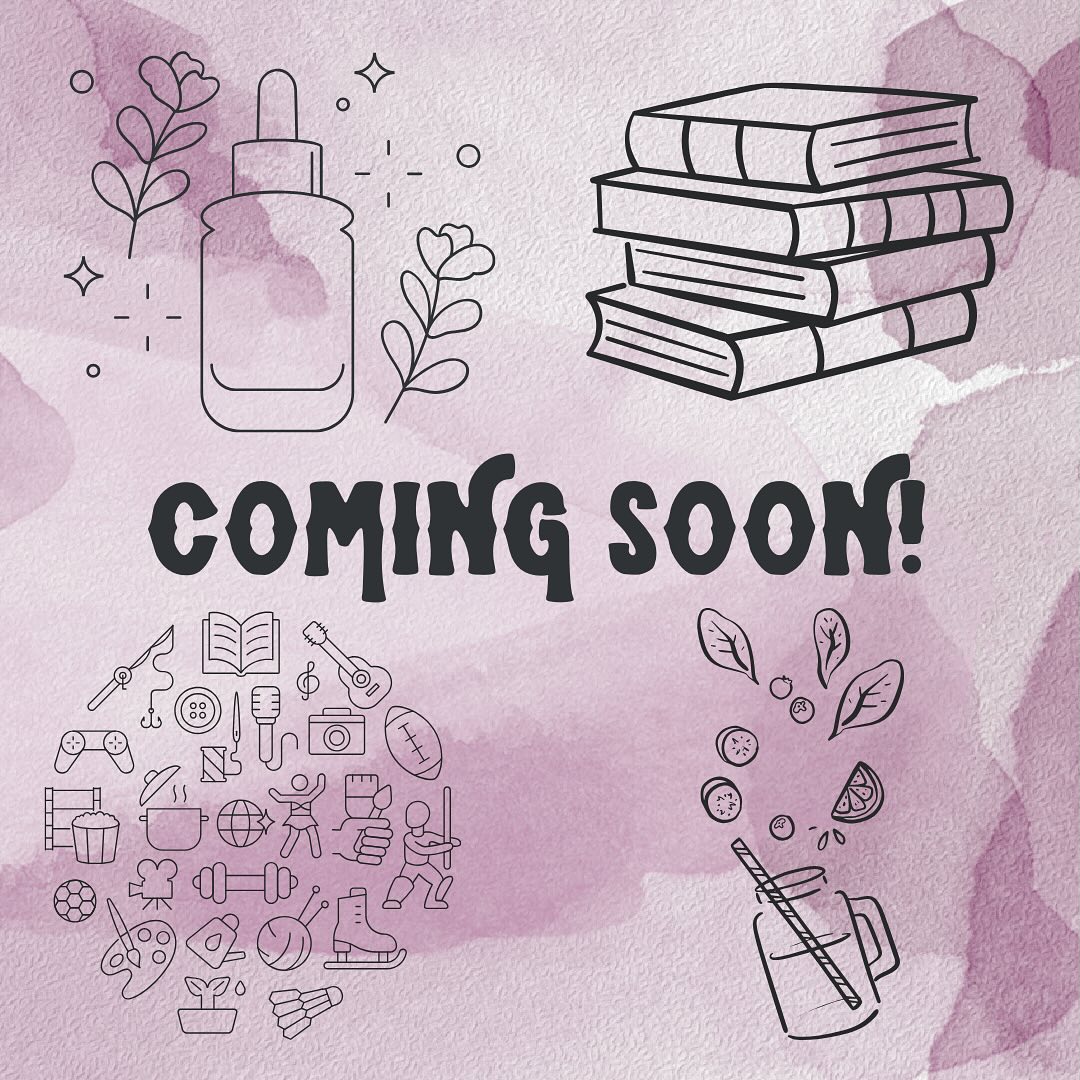 Coming soon! Welcome to a hub of all things books, food and beauty. A space for hobbies and connecting with others who share your passions. #blog #booklover #food #lifestyleblogger #hobbiest