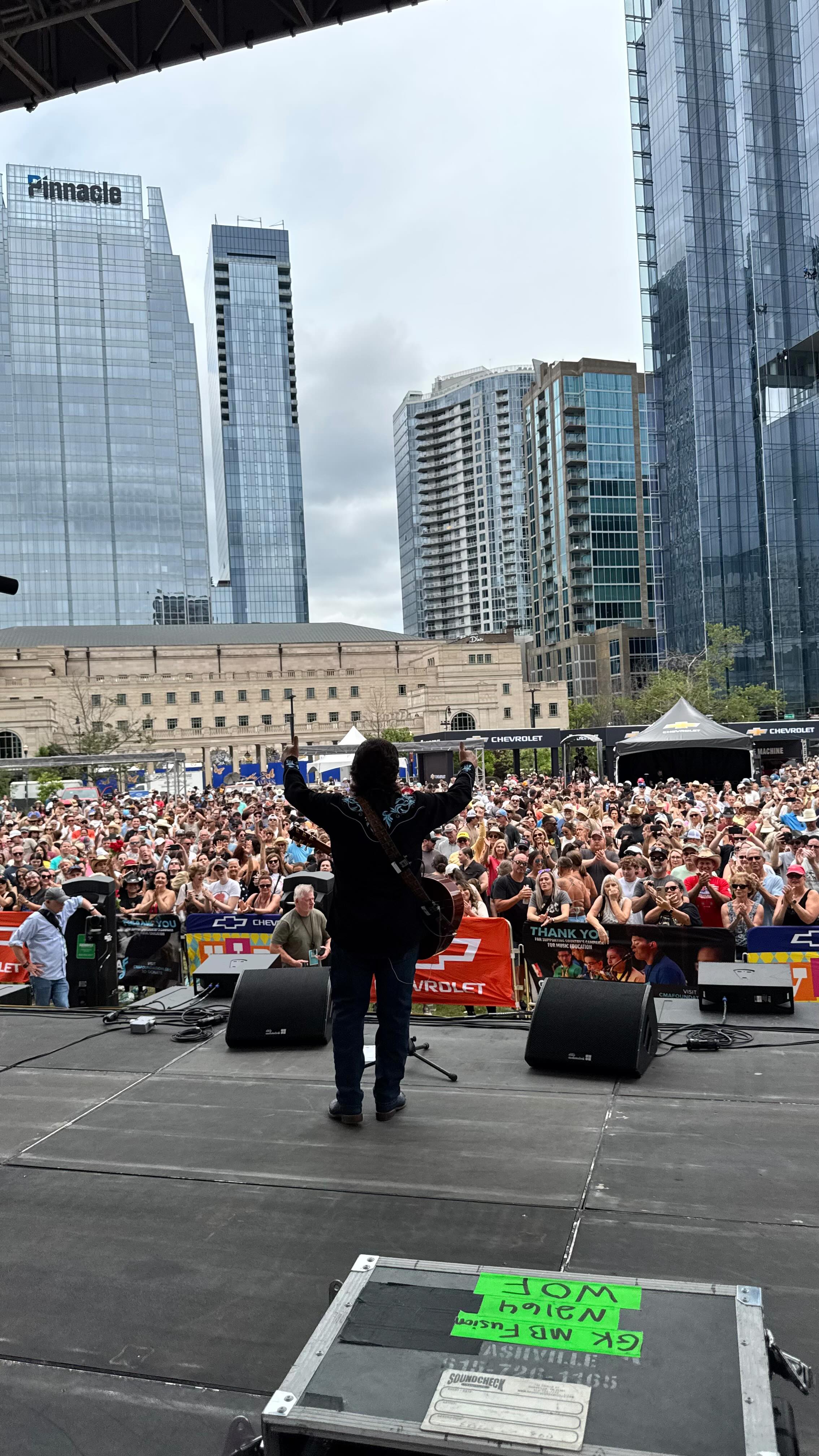 Day 1 of CMA Fest kicked off strong — The Vibes Stage, launched our Cumberland Road Trading Post booth, stopped by the CMA booth, and got to catch up with so many familiar faces while making a bunch of new friends along the way. See you again Sunday, @cma! #CMAFest2025 #Shenandoah #CumberlandRoadTradingPost