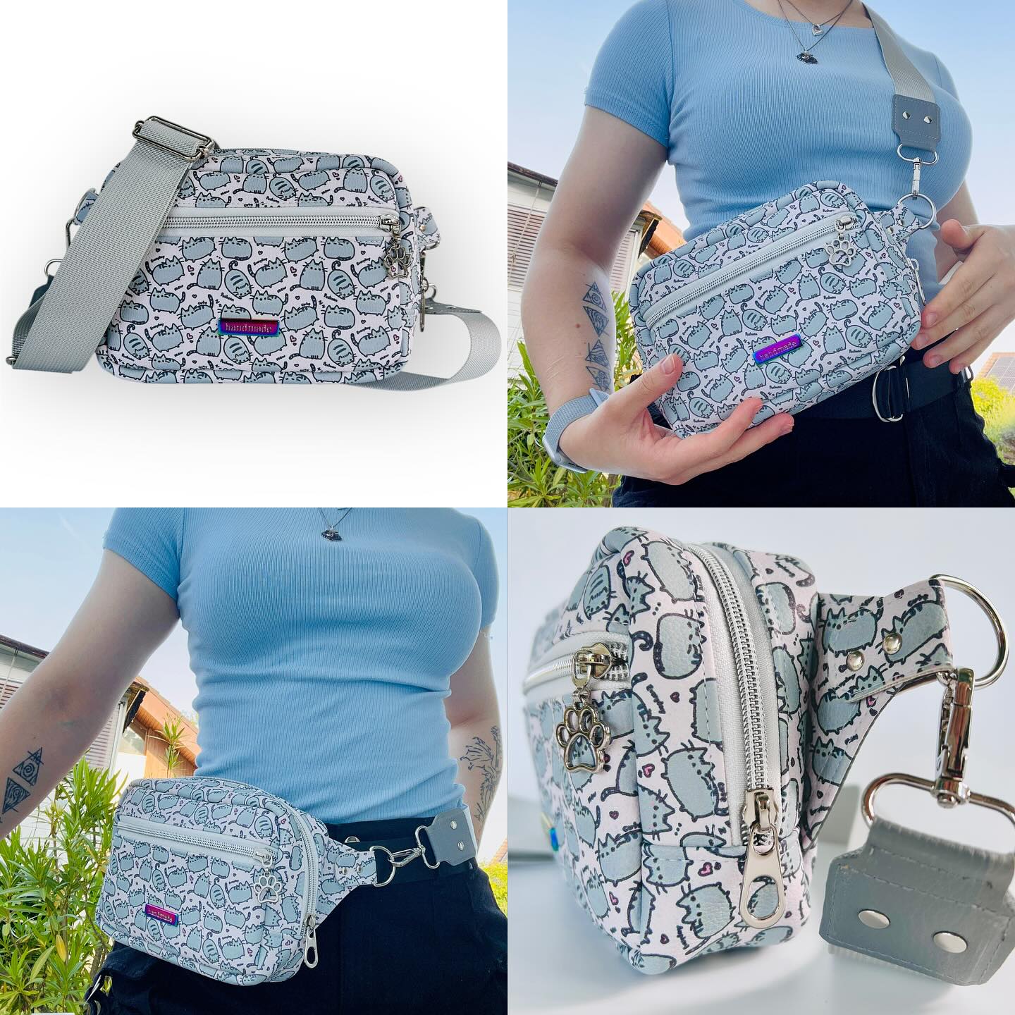 Diese Bauch- und Umhängetasche gibt es jetzt neu im Onlineshop 🛍️manudesign.ch🤗.
Diejenigen, die mich schon länger verfolgen, wissen, was für eine grosse Begeisterung ich für Katzen habe😍. Eine moderne Katzen-Tasche in den Onlineshop zu bringen steht dementsprechend schon sehr lange auf meiner Liste😂.
#manudesign #handmade #smallbusiness #smallbusinessowner #smallbusinesssupport #bagslover #handarbeit #schweiz #switzerland🇨🇭 #swissmade #swisshandmade #pratteln #selfdesign #womansmallbusinessowner #umhängetasche #bauchtasche #bellybag # #selbstgemacht #prettybag #cats #cat #bagforwomen #bagformen #unikat #träumewerdenwahr #stoff #cotton #stitch