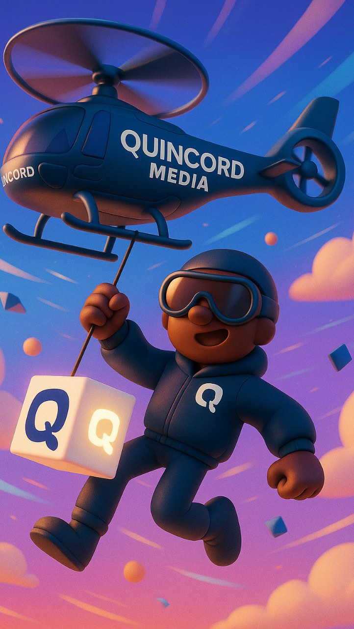 Here’s our agent landing - drop your task, agent will revert you soon. 🧑💻
#media #quincordmedia #mascot #marketing