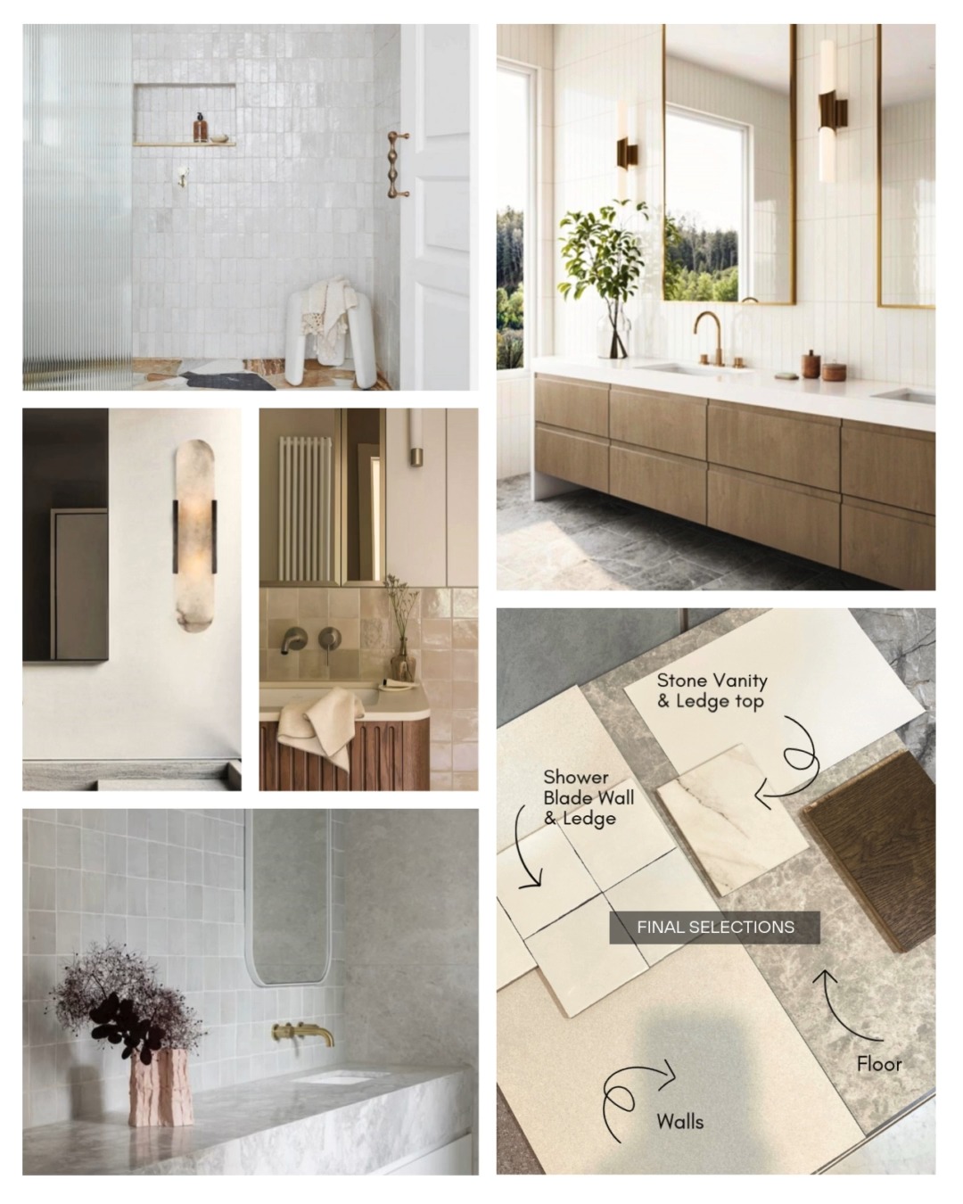 Choosing finishes and fittings involves so many decisions, so it's essential to be well-prepared. Before heading to a store or supplier, take the time to do some research. Having a clear vision of what you want will enable you to collaborate with your consultant, turning your ideas into reality. This approach not only saves time but also reduces feelings of overwhelm, and ultimately helps you achieve a beautifully cohesive interior.
#oliive_studio #oliivestudio #interiors #moodboard #materialsourcing #bathroomdesigns