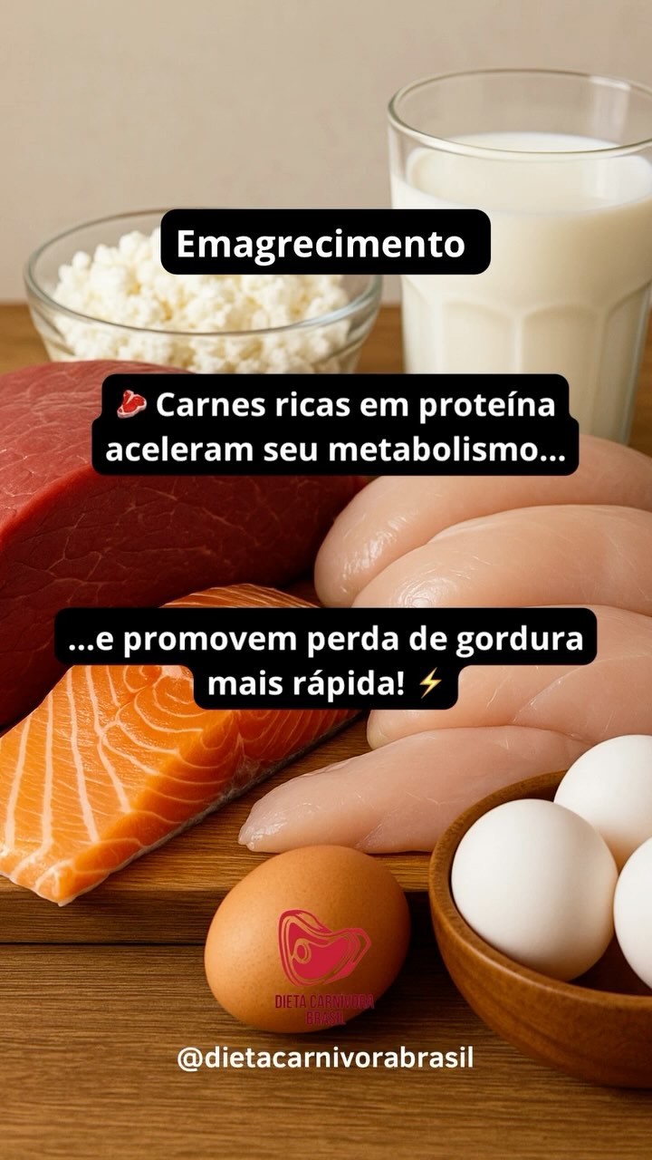 Quer acelerar seu metabolismo? A proteína animal é o segredo! 🔥💪
📲 Para mais dicas, siga @dietacarnivorabrasil e consulte a nutricionista Tania Alves do @nutridados para um acompanhamento personalizado! 👩⚕️🥩
#DietaCarnívora #LowCarbBrasil #PerdaDePeso #SemContarCalorias #ComidaDeVerdade #EstiloDeVida #VidaSaudável