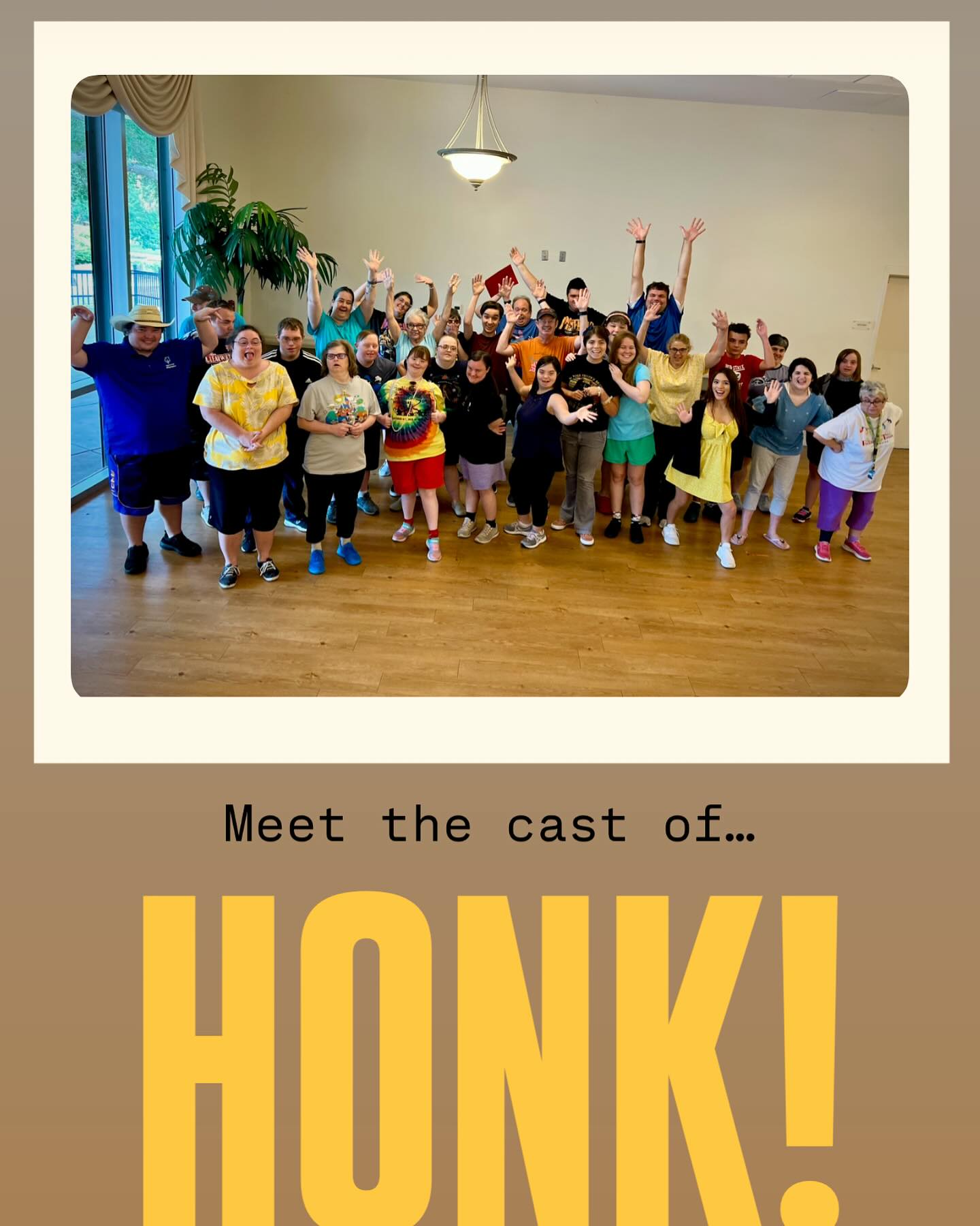 Day one FINISHED! ✨🐣 Meet the cast of HONK! The musical. For our tenth year, our diverse cast of people with disabilities are performing at @cppac_largo. Coming to you September 25-28, 2025. Tickets are on sale now at LargoArts.com 🎫