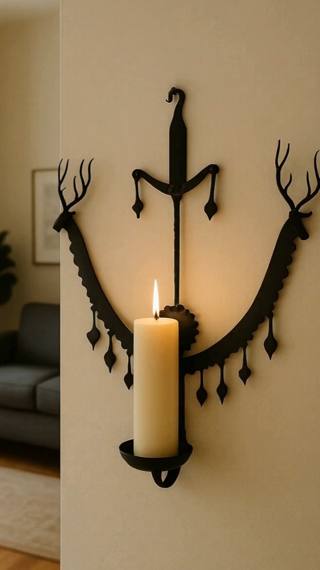 Traditional Charm Meets Modern Spaces ✨
Add timeless elegance to your walls with our handcrafted wrought iron candle wall hanger. Intricately designed with deer motifs and a glowing candle, it’s more than just décor — it’s a conversation starter.
🕯 Perfect for entryways, living corners, or serene nooks
🛍️ Shop now at vanchai.in
#VanchaiLiving #HandcraftedDecor #WroughtIronArt #WallAccent #CandleSconce #ArtisanMade #ShopSustainable #InteriorInspo