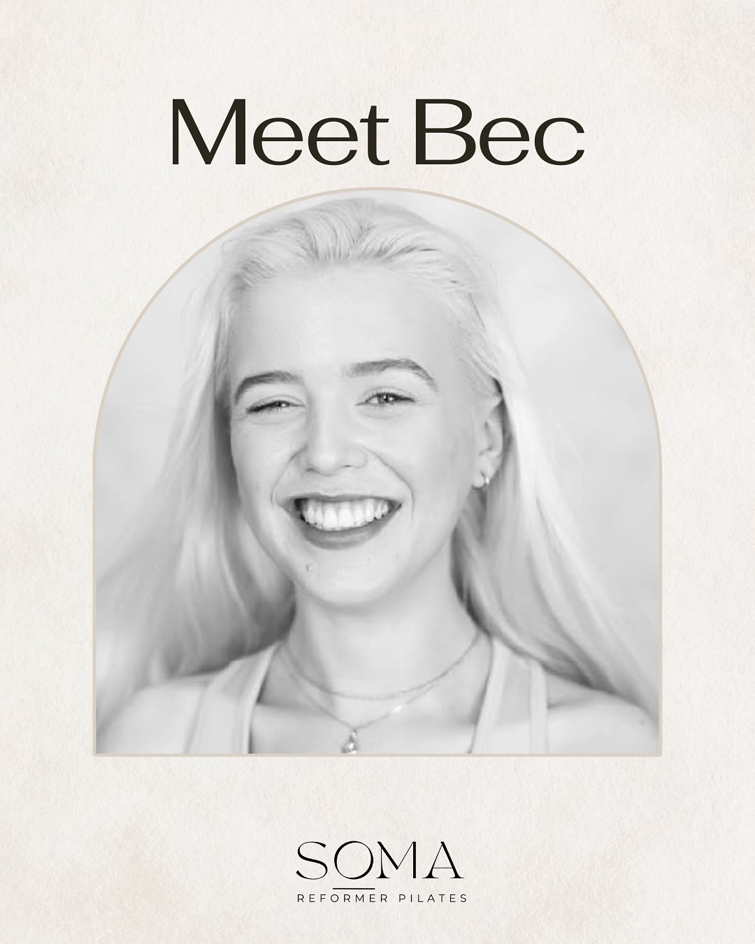 Say hello to Bec 🫶🏻
With a dance background and a Reformer training, she’s all about strength, movement, and community.
We’re so lucky to have her energy at Soma, you’re going to love her! 🖤
#SomaTeam #MeetTheInstructor #PilatesStudio #ReformerPilates
#reformerpilatesashton #reformerpilatesmanchester #reformerpilatesstudio #reformerpilatesashton #reformerpilatesstudio #somamovementashton