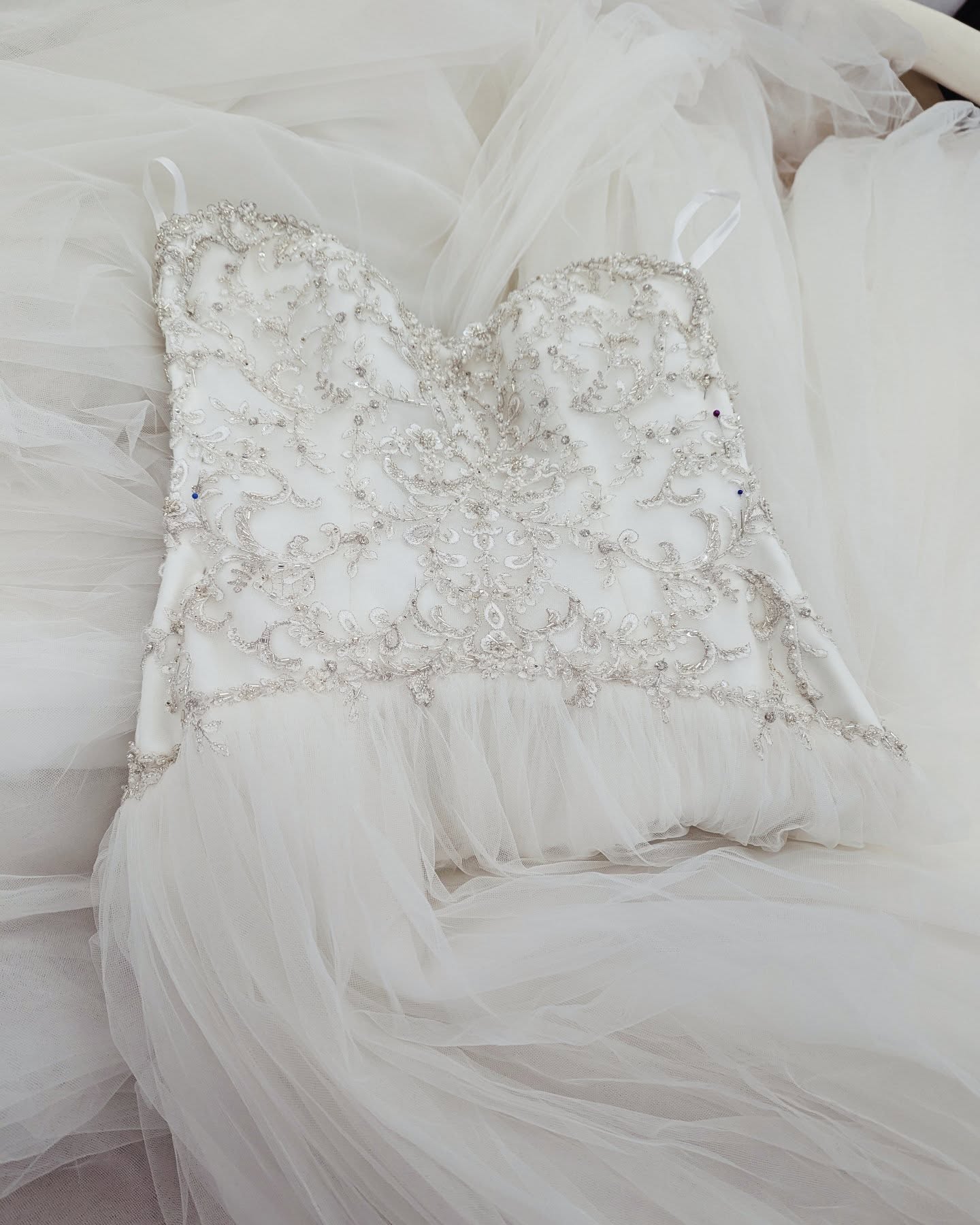 The magic starts here — stitches, layers, and a whole lot of intention. 🧵✨
This bodice is getting a second life with new tulle layers, hand-draped and sewn in studio.
Because fashion doesn’t need to be fast to be fierce.
For today’s brides, upcycling is more than a trend — it’s a mindset. A way to honour beauty and the planet.
🌱 One dress. A new story.
💬 Would you wear a reimagined gown?
#UpcycleInProgress #SustainableStyle #SewingIsCool #ModernMaker #CircularFashion #EcoChic #LoveMeTwice #JenniferBowdenDesigns #BridalUpcycle #TulleTransformation #MadeNotMassProduced #FutureFashion #SlowFashionMovement #ConsciousCreatives