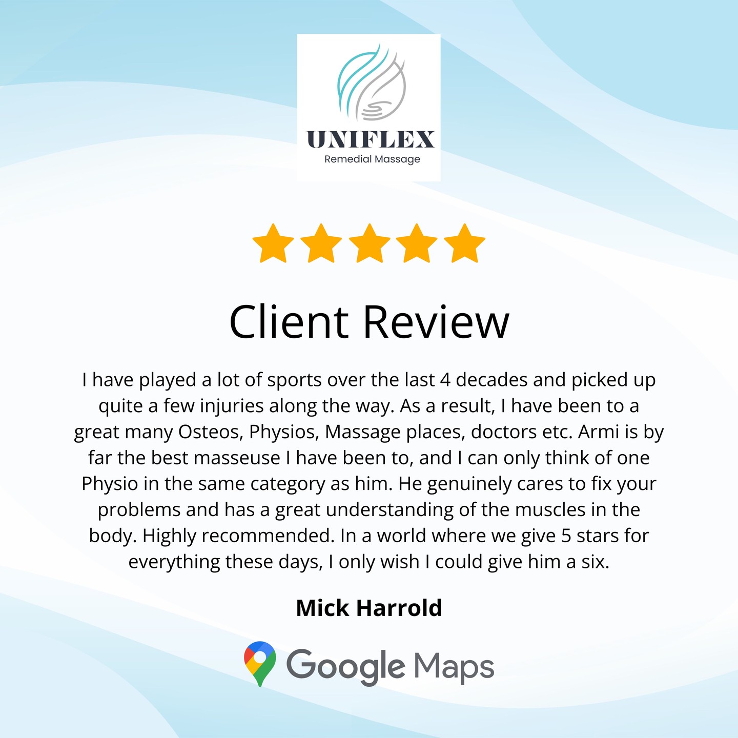 Real feedback from real clients βββββ
Hereβs what our clients β from gym lovers to hardworking tradies β say after a session with us π₯π
Your body deserves the same care!
#UniflexRemedialMassage #AltonaNorthMassage #GoogleMaps #FindUsOnline #RemedialMassage
