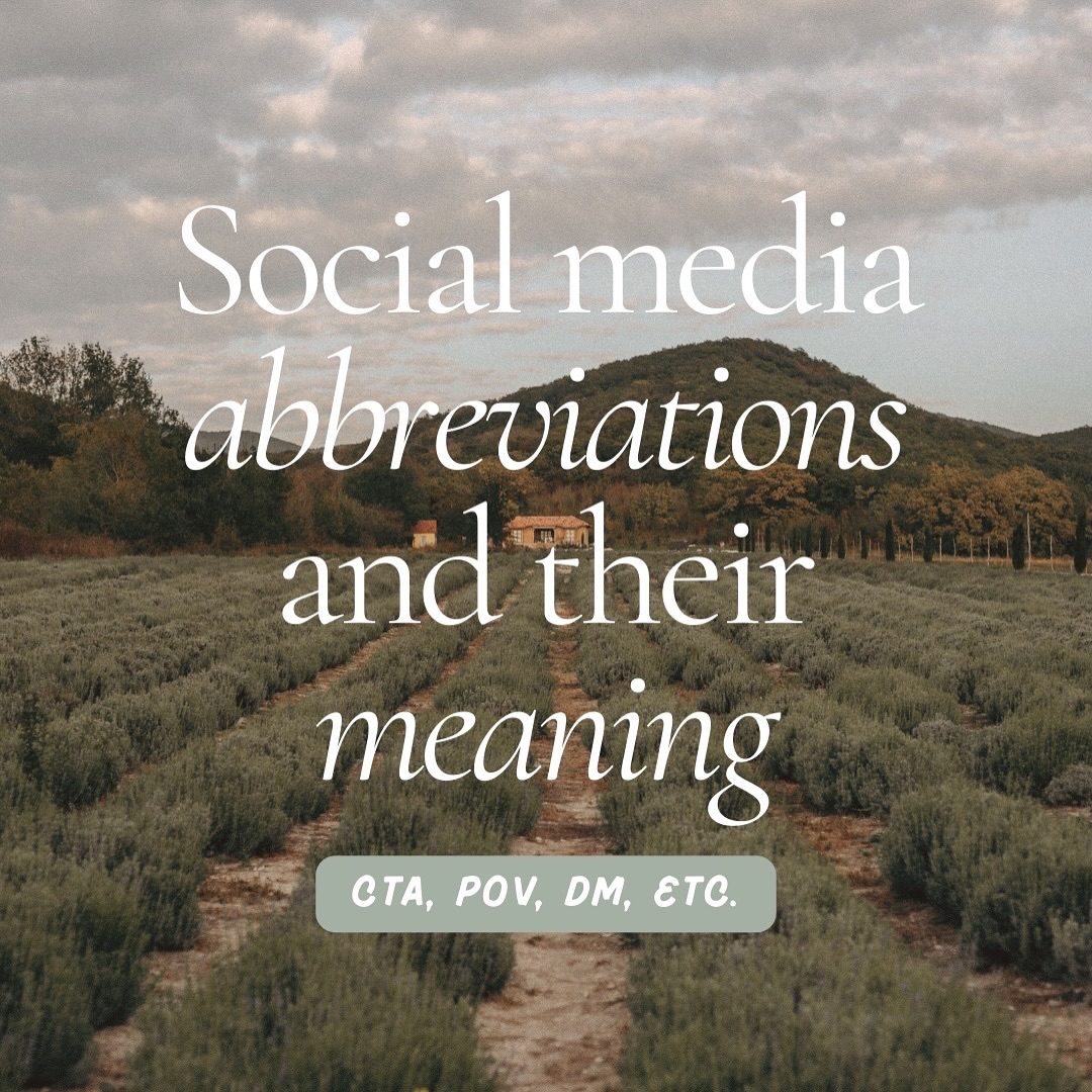There are a lot of popular social media acronyms and abbreviations out there. We see them almost everyday and to be honest (or TBH 😉) I had to look up AFAIK myself.🔎 (It means As Far As I Know. 🤓)
⠀⠀⠀⠀⠀⠀⠀⠀⠀
So if you’ve always wondered what CTA means, swipe to the left.
⠀⠀⠀⠀⠀⠀⠀⠀⠀
I hope I’ve been able to make social media a little easier for you to understand. It’s more fun here if you know your way around. 😊
⠀⠀⠀⠀⠀⠀⠀⠀⠀
#socialmediatips #socialmediamarketing #socialmediamanager #socialmedia101 #girlbosstribe #knowledgable