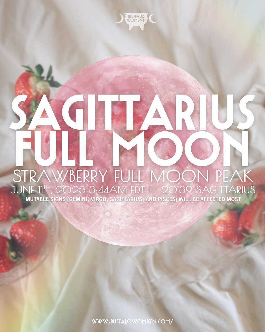 THIS UPCOMING FULL MOON IN SAGITTARIUS โ๏ธ
A more in depth version will be available on buffalowombyn.com/
Want to understand your birth chart on a more deeper level? Feel free to message us! ๐ฟ
