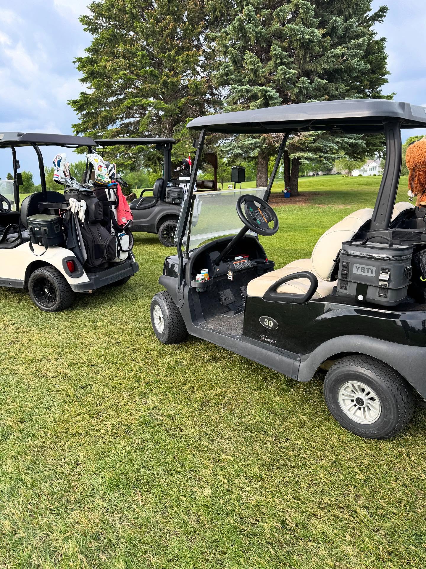 Carts packed, coolers locked, league night loaded. 🔥