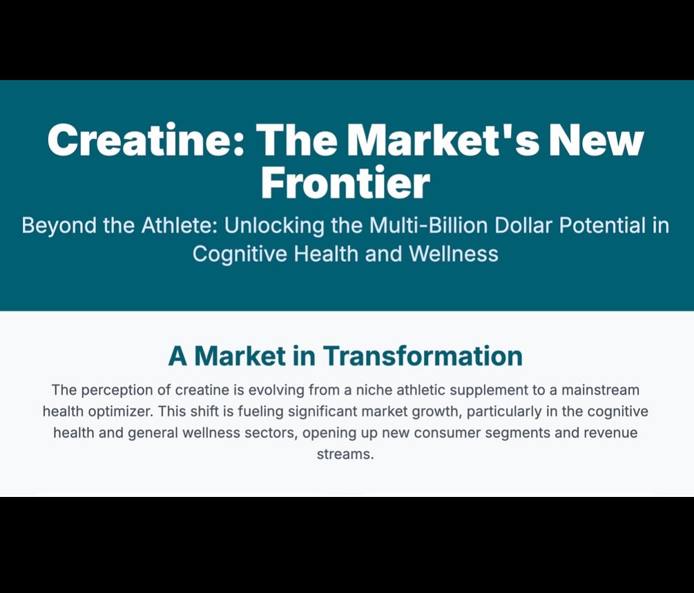 💥 Creatine: Not Just for the Gym 💥
The most researched and proven supplement, beyond its use as an ergogenic aid? Creatine Monohydrate.
🧠 Boosts brain power under stress
😌 Supports mood & mental health
⚡ Powers cellular energy where it matters most
✨ Cognitive focus, mood support, & energy all in one.
Its benefit for muscular strength remains its biggest draw, but why aren’t we pushing it more to aging populations for cognitive protection, preventing muscle loss, and stopping injuries due to falls?
Do you take creatine monohydrate?
#CreatineMonohydrate #WellnessSupplements #BrainFuel #CognitiveSupport #MentalWellbeing #TrainToMove #FoundationalHealth #SupplementSmart