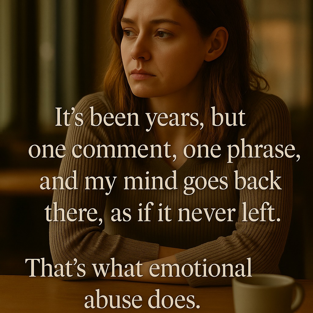 That’s what emotional abuse does.
It doesn’t always leave bruises… but it leaves memories. Wounds that time alone doesn’t heal.
Sometimes you’re not triggered by the moment — you’re triggered by the echo of something that once broke you.
💬 If you’ve ever felt like your mind betrayed you and dragged you back to the pain — you’re not alone.
💛 You are healing. You are strong. And your experience is valid.
#BecomingUnbroken #emotionalabuseawareness #traumarecovery #mentalhealthmatters💚 #invisiblescars #healingisnotlinear #triggeredbuthealing #youarenotalone