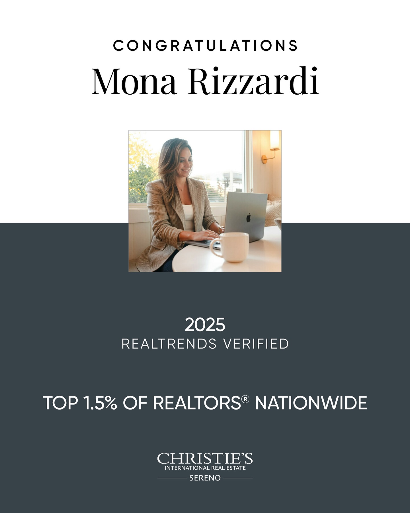 Feeling incredibly grateful to once again be recognized in the top 1.5% of real estate agents nationwide for sales volume, according to RealTrends ā for the third year running.
This wouldnāt be possible without the trust of my amazing clients (many of whom have become lifelong friends š¤), the support of my incredible brokerage and leadership team, and the daily collaboration with colleagues I admire deeply. A huge thank-you to Wendy Cain and Helene Freeman ā truly the dream team. And of course, my wonderful family, who show up in every way imaginable (even my kids pitch in!) ā I couldnāt do this without you. š¤
Hereās to another year of helping people find home. š”š¤
@christiesrealestatesereno
@helene.freeman
@winiwoowoo
#top1.5% #realtrends #realtrendsrankings #realestatepartner #abc #alwaysbeclosing #Interiordecorator #dooropener #dealcloser#Christiesrealestatesereno #eastbayrealestate #walnutcreekrealtor #walnutcreekrealestate #lafayetterealtor #alamorealtor #danvillerealtor #pleasanthillrealtor #monarizzardihomes
