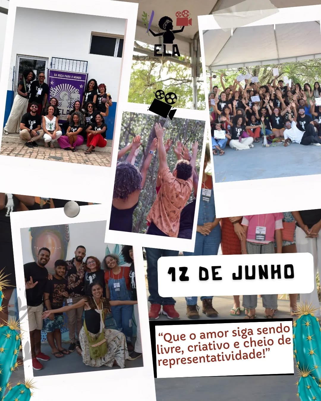 Na Escola Livre de Audiovisual da Chapada (ELA), o amor também é liberdade criativa, parceria nos bastidores e afeto que vira cena.
Celebramos os encontros que inspiram histórias, os olhares que se conectam pelas lentes e os afetos que fortalecem nossa caminhada coletiva.
Que o amor que nasce na troca, na escuta e na arte floresça como a potência do Audiovisual no nosso território Chapadeiro!
#DiaDosNamorados #ELAÉAmor #AmorEmCena #ChapadaDiamantina #AudiovisualComAfeto