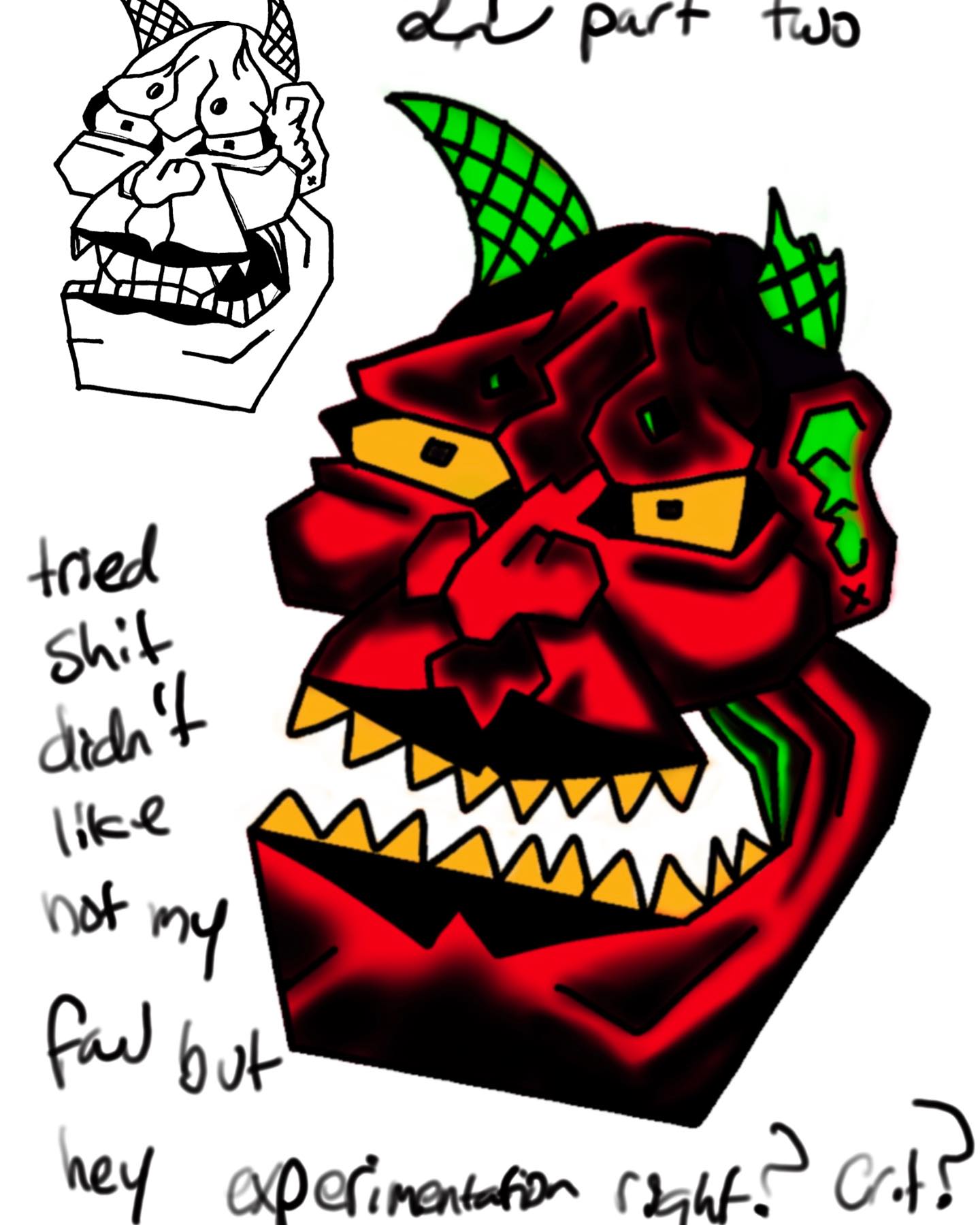 Not my favorite, but trying to redo all of them still experimenting and playing but whatever, if you got a constructive idea to improve I’m do too