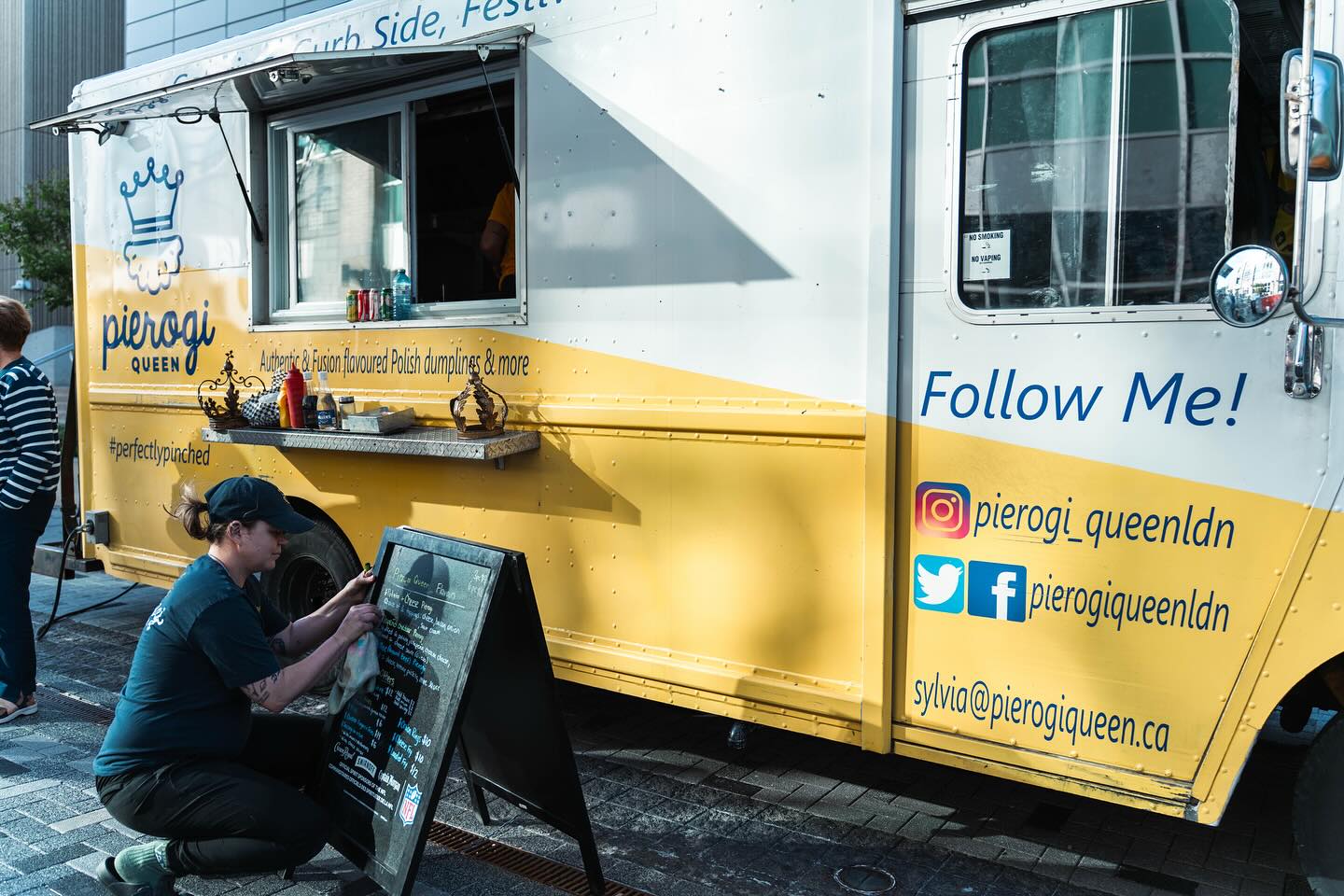 🥟✨ Here’s where you can catch us this week!
We’re rolling into some amazing spots with your favourite pierogi- crispy, golden, and stuffed with love. Whether you’re chasing us down at a school lunch, a festival, or celebrating Father’s Day, we’ve got you covered.
📍 Schedule this week:
Tuesday June 10- Corporate Lunch Booking
Tuesday PM - Emily Carr P.S.
🕔 5:00–7:30 PM
Thursday June 12- Monsignor Bruyère
🕥 10:45 AM–2:00 PM
Friday June 13- Windmill Campground
🕔 5:00–8:00 PM
Saturday June 14- Kettle Creek Food Truck Fest
🕚 11:00 AM–6:00 PM
Saturday PM- Private Wedding
Sunday June 15- Father’s Day with the London Majors 🕗 1:00–5:00 PM
Come hungry. Leave happy. 💛