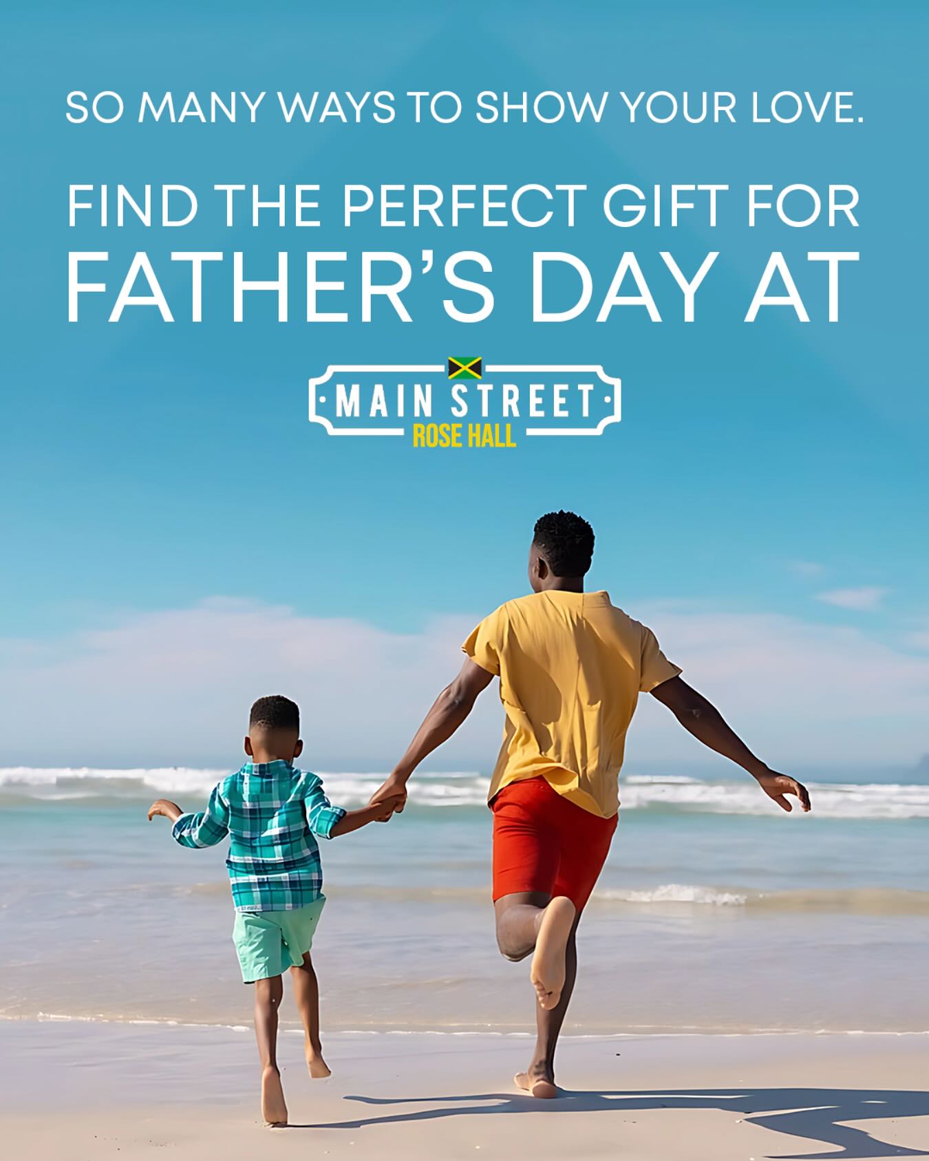 So many ways to show Dad some love! They need to feel appreciated too!
Come and find the perfect gift at Main Street Rose Hall for this Father’s Day!
Enjoy authentic Jamaican experiences and shopping in a charming, fun and secure environment.
Ranked #1 Shopping Mall in Jamaica on Trip Advisor!
Duty & Tax-Free Shopping ▪️ Unique Items Designed & Made in Jamaica ▪️ T-shirts & Souvenirs ▪️ Rum ▪️ Blue Mountain Coffee ▪️ Scotchies Jerk Food ▪️ Ice Cream ▪️ Cigars ▪️ Spices
Visit your tour representative and ask them to bring you to us.
MAIN STREET ROSE HALL - EXPERIENCE THE BEST OF JAMAICA & SHOPPING, ALL IN ONE PLACE!
📍Rose Hall, Montego Bay
Located directly across from The Rose Hall Great House
Licensed by the Government of Jamaica.
#MainStreetRoseHall #RoseHallJamaica #TheBestOfJamaica #DutyFreeShopping #Scotchies
#JamaicanJerkFood
#BlueMountainCoffee
#DevonHouseIceCream
#AuthenticJamaicanIceCream
#TheRumYard
#AppletonRum #JamaicanJerkFood #JamaicanSouvenirs #MontegoBay #RoseHall
#Jamaica #buyjamaicanemployjamaicans