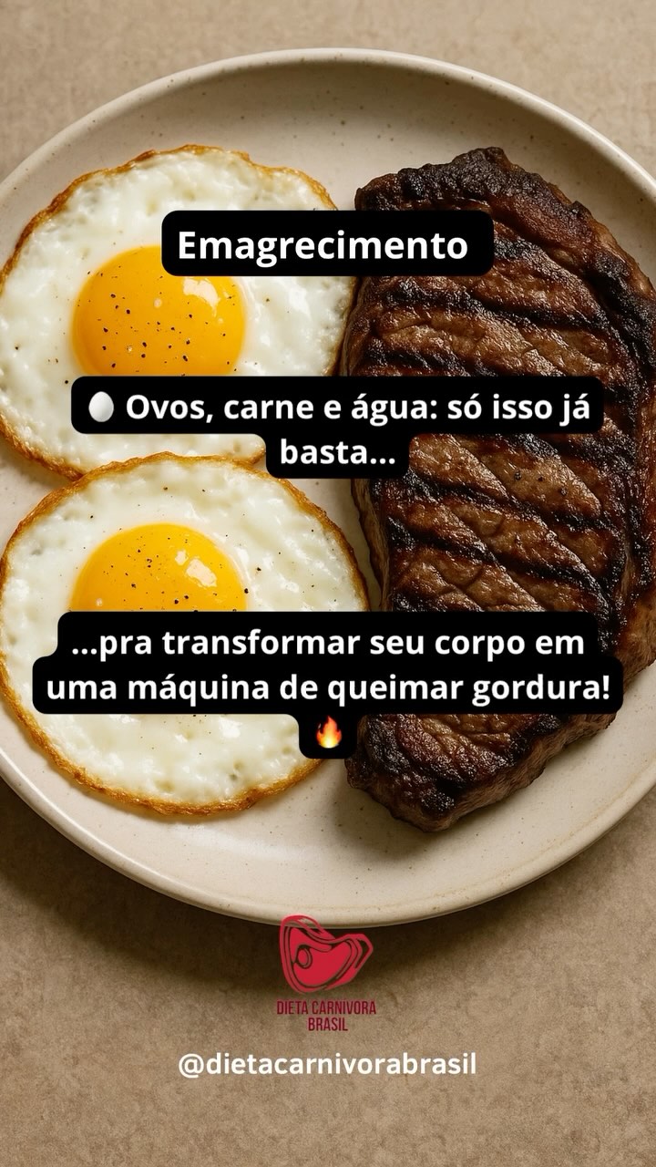 Minimalismo alimentar: carne, ovo e água. O combo da transformação! 🥩💧
📲 Para mais dicas, siga @dietacarnivorabrasil e consulte a nutricionista Tania Alves do @nutridados para um acompanhamento personalizado! 👩⚕️🥩
#DietaCarnívora #LowCarbBrasil #PerdaDePeso #SemContarCalorias #ComidaDeVerdade #EstiloDeVida #VidaSaudável