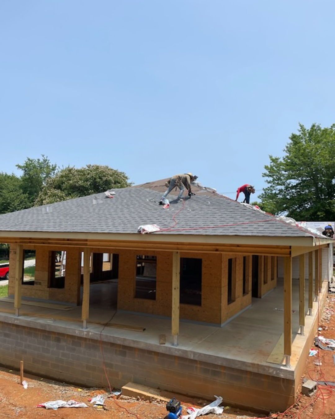 Took advantage of the break in the rain to get this roof on!
#rpmpartners #wettestmayever #rainraingoaway #generalcontractor #roofing #construction