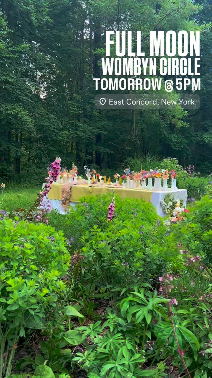 COMMENT โMOONโ BELOW FOR A $10 OFF CODE TOWARDS YOUR TICKET! ๐ฟ
Tomorrowโs Full Moon - Wombyn Circle is at @highlandspringsfloral farm! ๐
We are so grateful to be invited back to this magical garden to hold sacred space for each other! ๐ง๐ปโโ๏ธ๐ง๐พ๐ฆ
RSVP NOW - LINK IN BIO! ๐ชท
We look forward to seeing you there!
Come as you are! You are seen!โจ