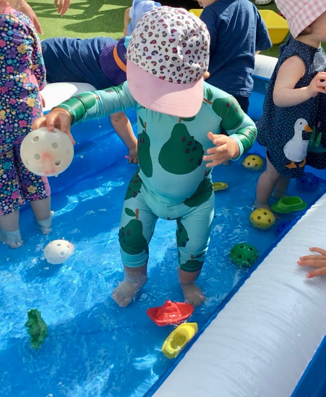 A beautiful few days in the sunshine ☀️ topping up our Vitamin D levels, whilst keeping cool and supporting physical and mental well-being and enhancing cognitive abilities. Who doesn’t love a flamingo too 🦩 #westbridgford #independent #nursery #est1988 #thewhitehousedaynursery #underfundedchildcare #earlyyearseducation  #openendedplay #early years #play #curiosity #letthemplay #outdoors  #ndna #learningthroughplay #milliesmark #birthtofivematters #earlyyearsoutdoors #milliesmark  #2025 #june  #keepingchildrensafe 
#aweandwonder #summer #sun