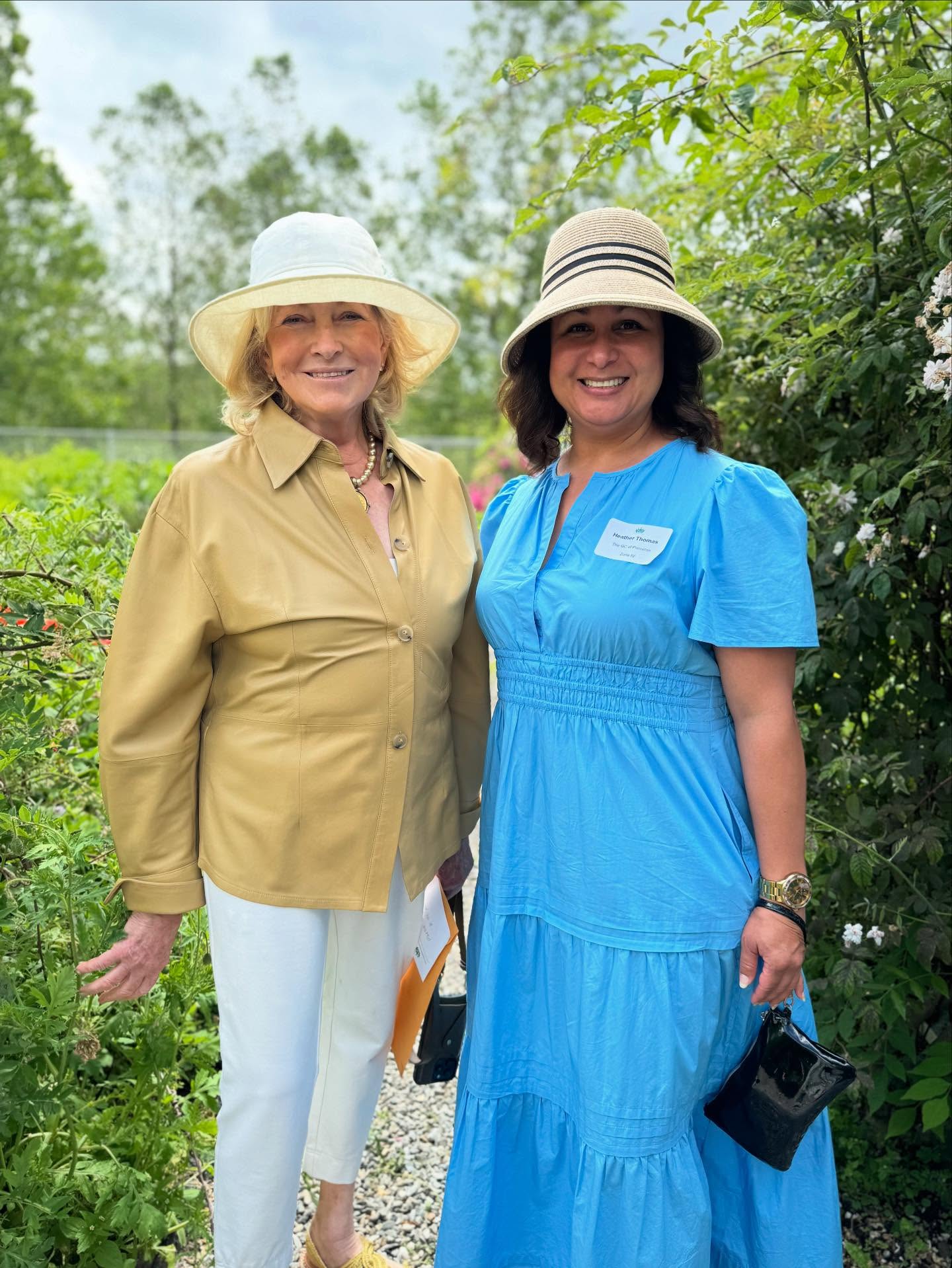 Throwback Thursday. One year ago - a fun visit to Martha Stewart’s garden led by Martha herself.