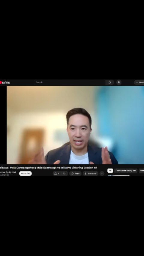 When The Male Contraceptive Initiative (@malebcnow) asked for experts to talk about the future of men and @malecontraception, Dr Brian Nguyen from @theemergelab answered the call to talk about the role of female partners in influencing men to take on their share of reproductive responsibility. Full video on YouTube: https://youtu.be/c8oI30L-fvA?si=k8Mh4nRGta0211bX