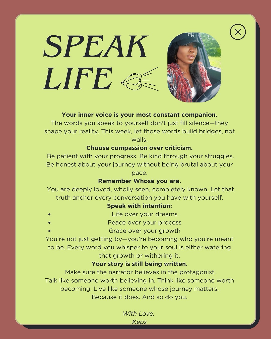 This week be gentle with your words. You’re listening.
#weeklypeptalk #speaklife #monday #beencouraged