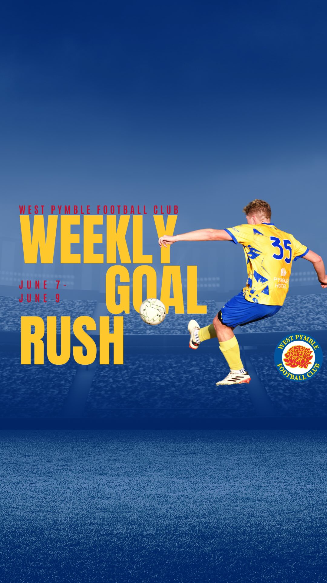Weekly Goal Rush # 2! ๐๐
Check out some of the cracker goals caught on our VEO cameras last weekend!
Honourable mention to the WPFC Under 16 Div 2 Knox team who take the cake of this video with 9 goals scored in their 9-0 win against Brooklyn!
The goals will be even sweeter when we are back on our home pitch at Norman Griffiths with an all-weather field! Remember to sign the petition linked in our bio to help get NG completed!
We canโt wait to see what goals this weekend had in store for us! ๐๐