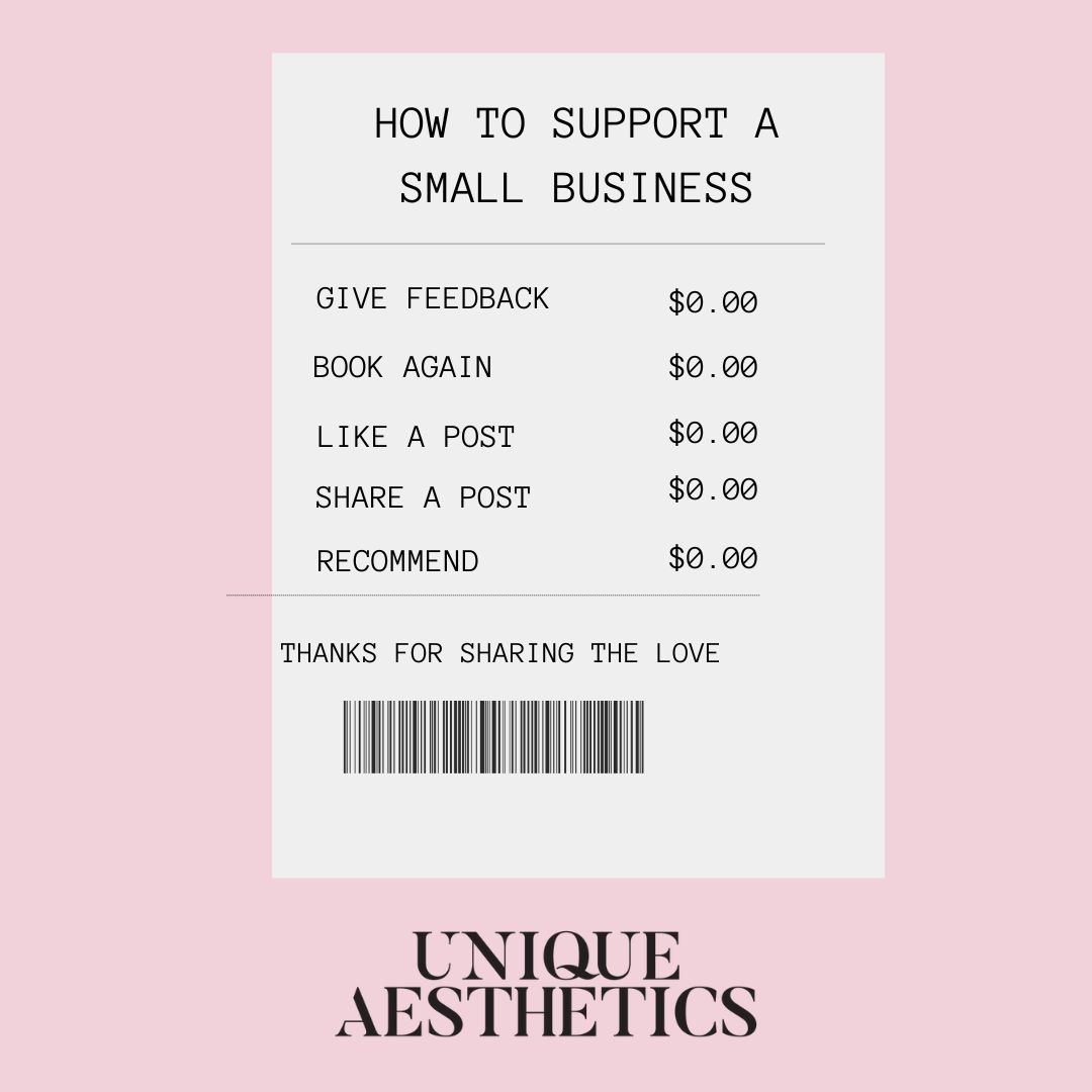 Forever grateful for my amazing clients. #thankyou #uniqueaesthetics