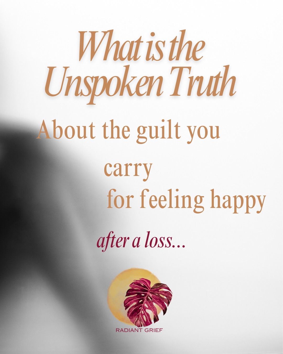 Joy and grief can coexist. This is the heart of Radiant Grief. 🌈That guilt you feel for laughing, celebrating, or finding happiness after loss? It's not betrayal - it's healing. Your loved one's death doesn't require your permanent sadness.At Radiant Grief, we believe joy honors the dead as much as tears do.Ask yourself: What would my loved one want for me? How can I carry their love forward through my happiness?Your joy is not disrespectful. It's life-giving.How are you allowing joy back in? 👇
Share your unspoken truth about feeling happy after loss below. Bonus points for awkward giggles. #RadiantGrief #UnspokenTruths #PermissionToLaugh