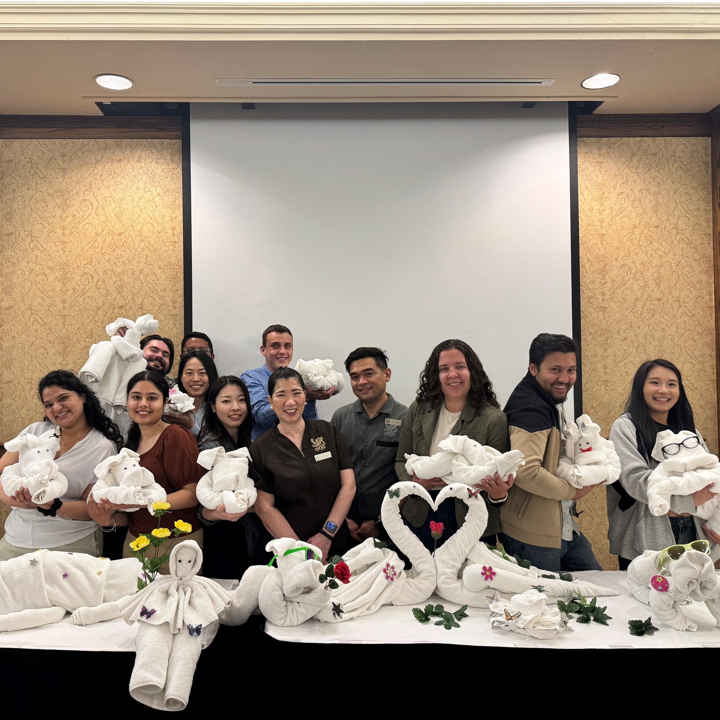Last week, we were thrilled to host our second SWEP (Student Work Experience Program) event of the season at @fairmontbanff !
The session was led by our inspiring Director of Housekeeping, Teriska Walters, who shared her incredible career journey within Fairmont. Her passion and insights left a lasting impression, and students had the chance to ask thoughtful questions about her path in hospitality leadership.
Followed by a special highlight of the event was a hands-on Towel Art session with two of our talented Room Attendants, who taught the art of towel folding from flowers and dogs to swans!
Each student left with their very own “Sparkle Box”, a take-home kit to help them continue spreading the sparkle within their departments.
#MakeSpecialHappen #JoinOurTeam #HospitalityStudents
