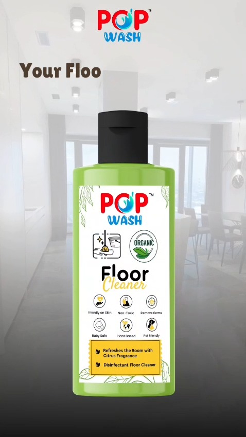 ✨ Say goodbye to harsh chemicals!
Make your floors sparkle naturally with POP Wash Floor Cleaner 💧🌿
Benefits
🧼 POP Wash Floor Cleaner – Benefits 🌿
✨ Plant-Based Formula – Safe for your family, pets & planet
🦠 Kills 99.9% Germs – Ensures hygiene & protection
🪄 Streak-Free Shine – Leaves your floors spotless & fresh
🍃 Pleasant Natural Fragrance – No synthetic perfumes
🌱 Non-Toxic & Eco-Friendly – Biodegradable & chemical-free
🪑 Safe on All Surfaces – Tiles, marble, wood, etc.
🚫 No Harsh Fumes – No irritation, just freshness
🌱 Clean floor, clean conscience!
#POPWash #FloorCare #EcoFriendlyLiving #NaturalCleaning #SafeHome #PlantBasedCleaner #NonToxicCleaning #OrganicHomeCare #CleanWithPOP #SustainableLiving #GreenCleaning #HomeCareEssentials