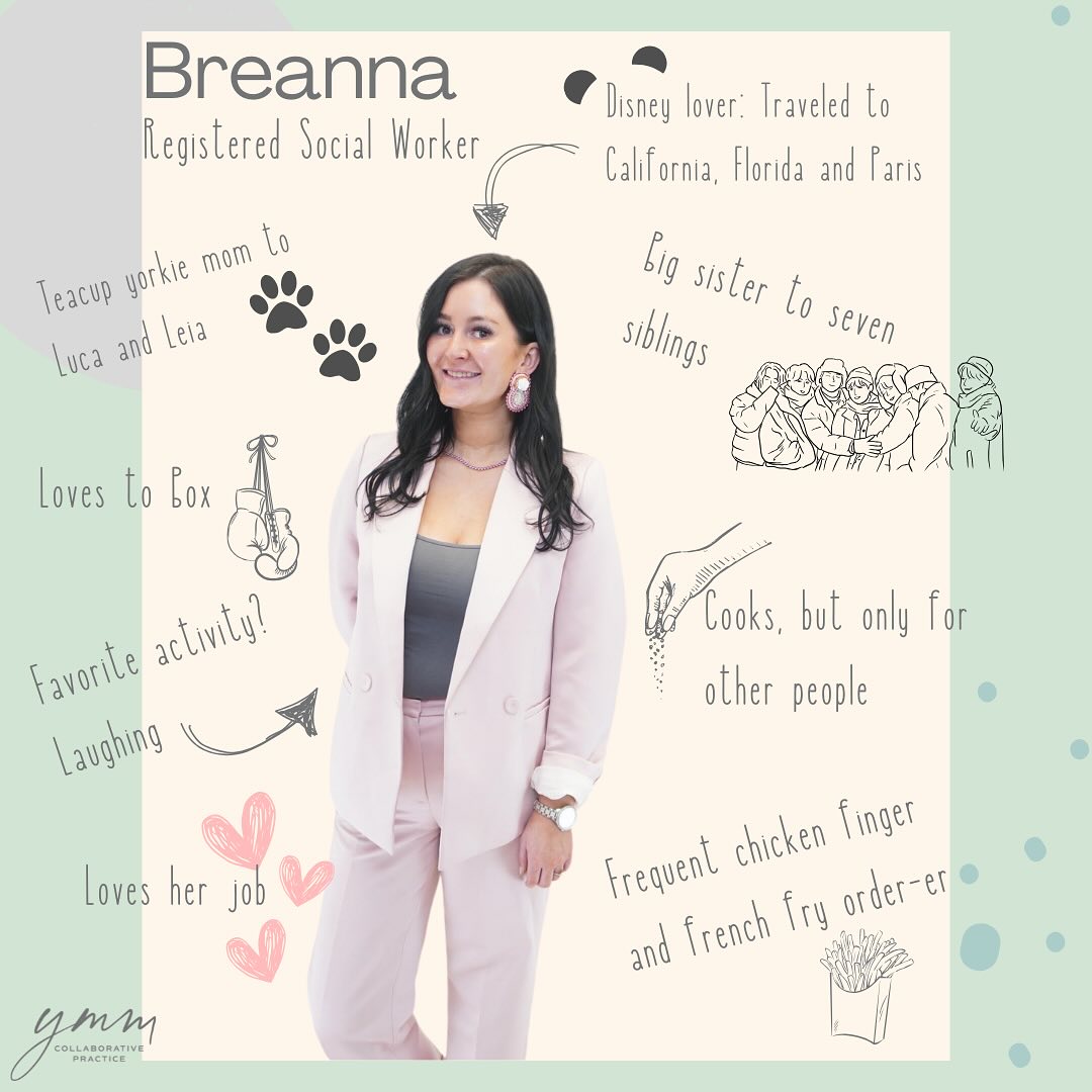 Learn more about Breanna here: https://ymmcollaborativepractice.janeapp.com/#/staff_member/8
Find us at: www.ymmcollaborativepractice.com
#alberta #therapy #individualtherapy #YMMCollaborativePractice #ymm #YMMMentalHealth #couples #individual #psychologicalassessments #psychologist #therapists #familytherapy #traumatherapy #playbasedtherapy #albertatherapists #albertapsychologists #mentalhealth #ymmtherapy #counselling #ymmcounselling #socialworker
#albertasocialworker