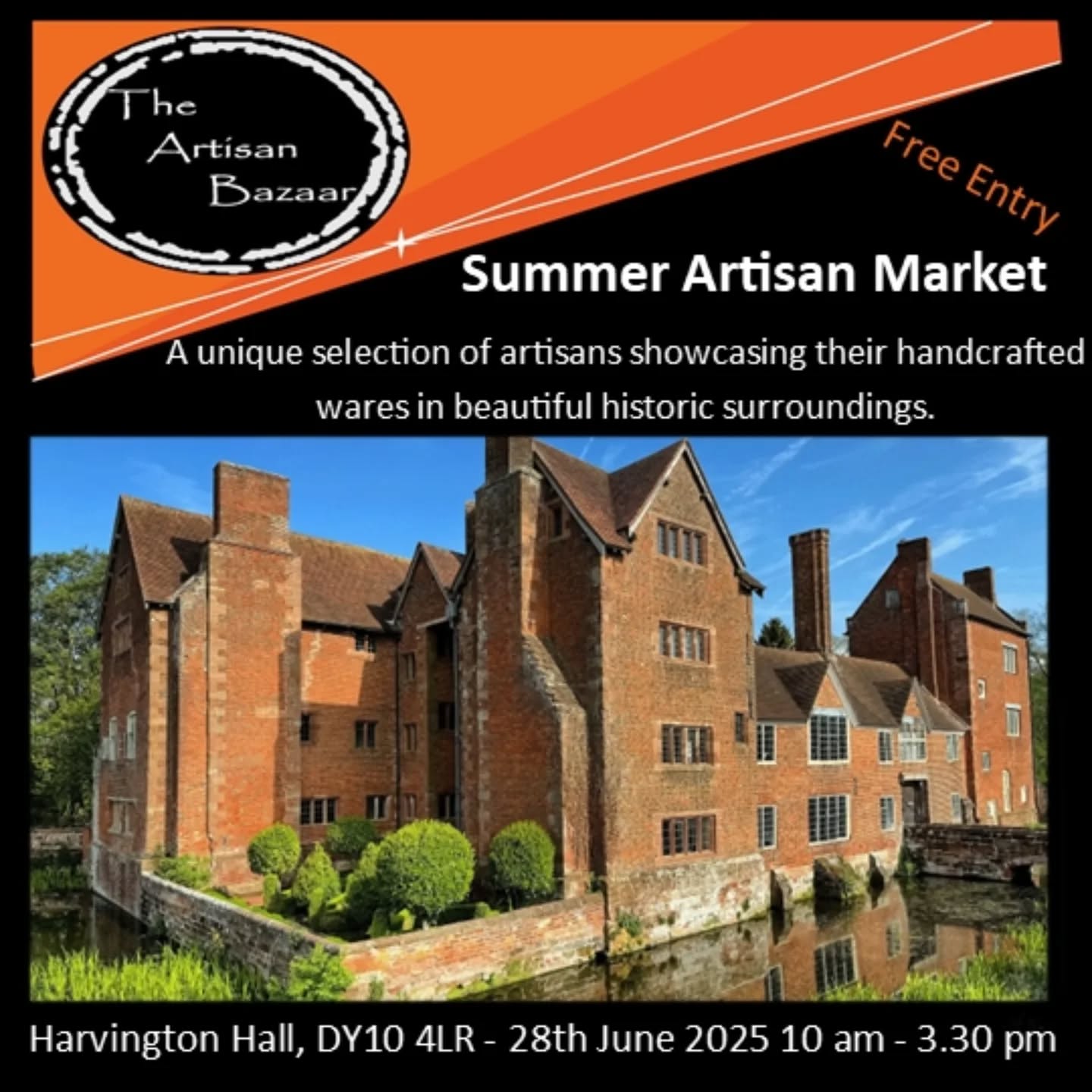 Delighted to be showcasing with @the.artisan.bazaar at @harvington_hall_official_ tomorrow, Saturday 28th June 2025. I will be offering the made-to-measure handcrafted sterling silver jewellery and cannot wait to see you there. Excited for the delicious cakes that @malthouseharvingtonhall will be serving too 😊
#theradiantfox #theartisanbazaar #harvingtonhall #themalthouse #themalthouseharvingtonhall #made-to-measure #jewellerylover #jewellery #sterlingsilver
