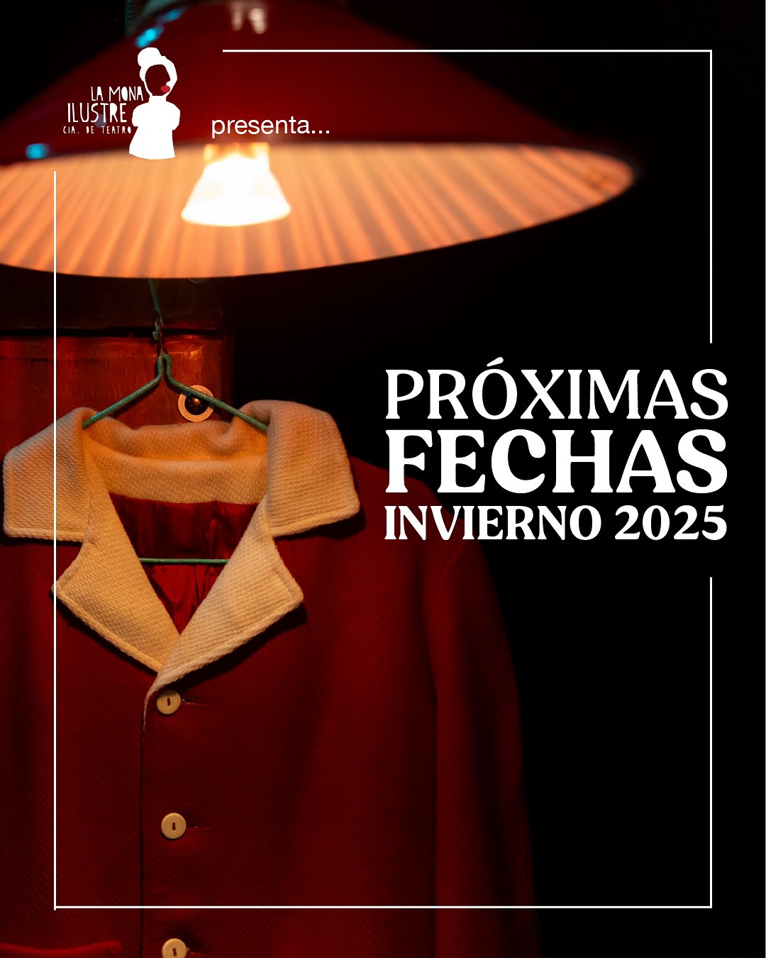 ❄️🎭 ¡Se viene una temporada de invierno 2025 inolvidable con La Mona Ilustre!
Este invierno, nos presentamos con 2 emblemáticas obras:
🐠 Los Peces No Vuelan
Viernes 18 de Julio
@corcudec
Concepción
Domingo 17 de Agosto
@culturaquilpue
Quilpué
🎩 Juan Salvador Tramoya
Jueves 17 de Julio
@corcudec
Atención a las fechas y horarios📅 próximamente iremos actualizando detalles.
¡Les esperamos en el teatro! Más les vale venir abrigadas y abrigados ❄️💙
#TemporadaInvierno2025 #LaMonaIlustre #MochaDick #LosPecesNoVuelan #JuanSalvadorTramoya #TeatroChileno