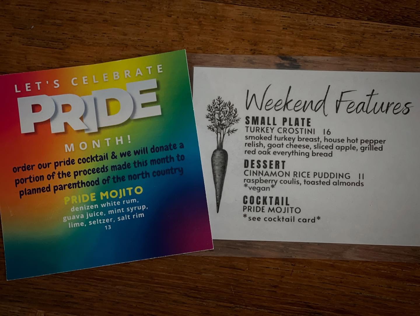 🎉6/27 & 6/28 WEEKEND DINNER FEATURES🎉
.
#freshfood #eatlocal #downtownplattsburgh #cheers