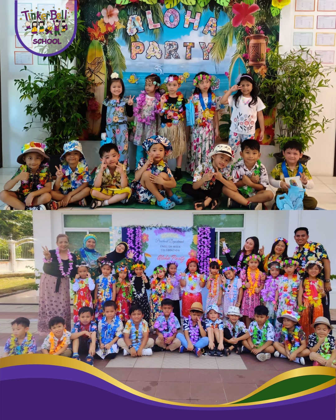 šŗš Aloha! šāØ
Our little learners in preschool brought sunshine and smiles to English Week with a vibrant Aloha Party! Dressed in their best tropical outfits, the children celebrated language and learning with songs, stories, and playful island vibes. š“š¶
Mahalo to our amazing teachers and parents for helping make the day extra special! š
#tinkerbellschool #tinkerbellschoolbrunei #englishweek #preschoolfun #alohaparty #learningthroughplay #bruneipreschool #bruneikids #tinkerbellmagic #earlylearningbrunei #bruneieducation #schoolthemeparty