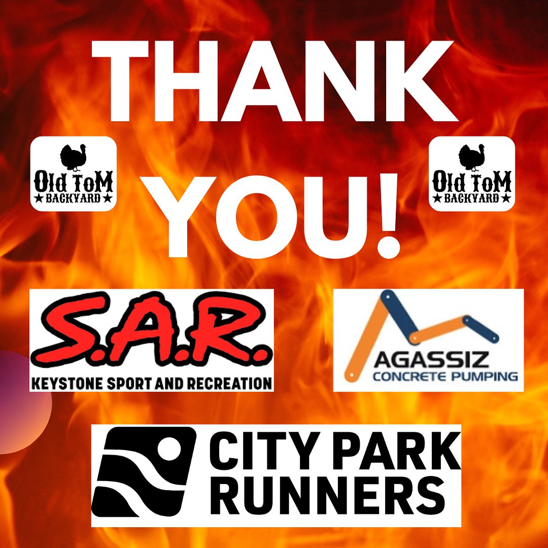 A HUGE Thank You to 3 more sponsors who are on board for this weekend!
City Park Runners is stocking the aid station for the event, making sure that top up nutrition is ready for the runners!
S.A.R. Is supplying Old Tom Backyard with Emergency ATVs (which hopefully we don’t need 🤞🏻) and helping out financially!
Agassiz Concrete Pumping is back once again supplying cinnamon rolls to every runner after every 4 completed loops on top of helping financially!
Join us in thanking @cityparkrunnersywg @sarpowersports and @agassizconcretepumping for helping out the 2025 Old Tom Backyard!!