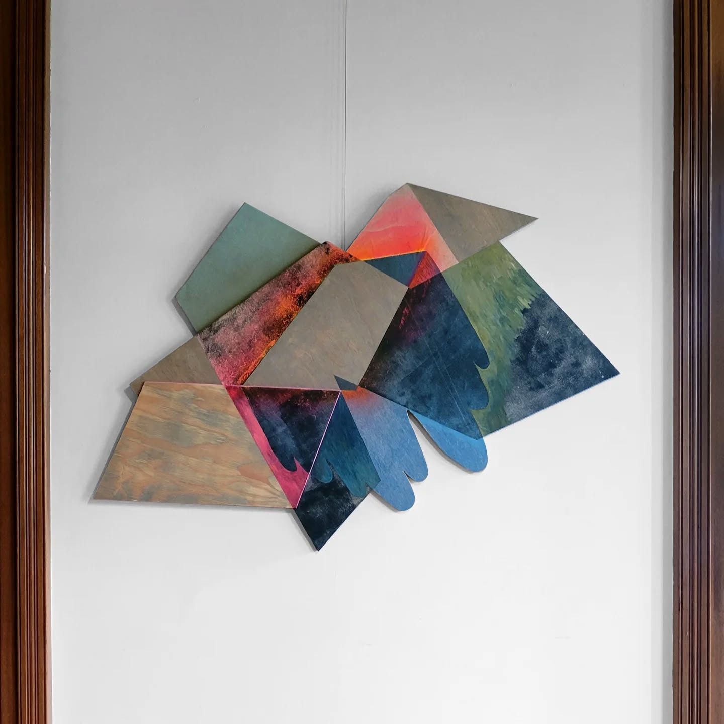 View the works by Rachel Gross until Aug. 15 for ON/OFF The Wall at Kimball Jenkins Estate @kimballjenkins
This exhibition pairs together the finished pieces with some of the woodblocks that help create the process. Assembled together this plywood is behind the works that are a part of her 'Shaped Panels' series
"Ascension"
Rachel Gross
Relief on paper, acrylic paint, plywood
$1,900
GALLERY HOURS:
TUES June 24-Aug 12 10-3
WEDS June 25-Aug 13 10-6
THURS June 26-Aug 14 10-3:30
SELECT SATURDAYS
July 19, 10-2
August 2, 10-2
______
#reliefprint #relief #woodblock #woodblockprint #printseries #prints #sculpture