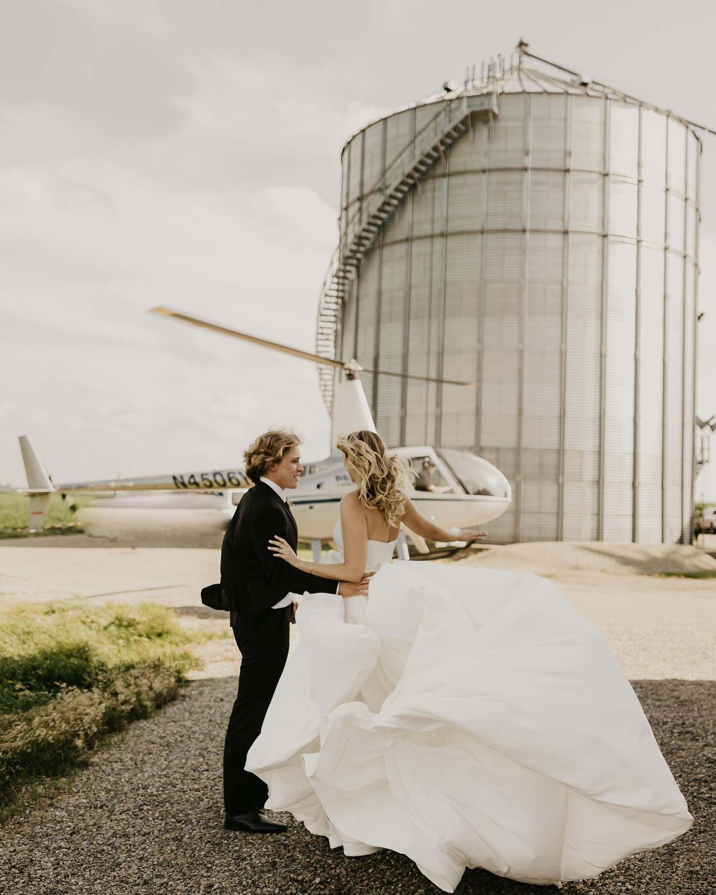 // A wedding & day I’ll actually never forget. 🥺🚁🤍
-
The whole story —
From the get go, I knew Samantha & Wystan were going to be my type of people — funny, down to earth, sweet, selfless, jesus-loving, down to have a fun time & super in love type of people. 😍
-
I arrived to their wedding a little early & while I was there, Samathas dad introduced himself & said “Hey, so I have a surprise for Sam & Wystan — I called a friend of mine & right after the ceremony, he’s going to pick them up in a helicopter & take them to our family land / the reception.”
-
My response was “Are you kidding me?!” “How am I supposed to keep my cool with information like this?” I politely & bluntly asked if I could ride along — as long as he, the pilot & couple were cool with it, to snap photos of them. It was a “oh I’m sure that’d be fine, it’s a four seater.” So nonchalant, meanwhile I was all like 😮🫠🤩😅😳
-
Trying not to loose my shiz the whole day was like trying to teach pigs to fly. Impossible.
-
It was one of those core memory moments. One I’ll truly never forget & one that I am so humbly grateful I got to capture for them. Hearing their commentary while we were up in the air was something that was just oh-so-euphorically-sweet. It takes me back to those just married feels, those life moments you just wish you could freeze & put in the back of your pocket for a rainy day.
-
While we were up there I tried my damdest to not take a zillion photos & just let them soak in the moment / while selfishly trying to soak in the moment myself. Spontaneously doing anything adventurous / photo / travel related is where I’m truly the most free & joyful me so this had me CHEESING. Looking down at the earth below I couldn’t help but audibly say “idk how people don’t believe in God.”
-
Another part of this story is that I was actually talking with a friend about a helicopter ride the day before & subconsciously praying / manifesting / always thought photographing a couple in one would be SO special — welp, hey God again! I knew he’d surprise me like that. 🤣🥺🤍
-
So beyond thankful 🥹 I can’t wait to share more from their day! Thank you thank you thank you Sam & Wystan! 🤍 //