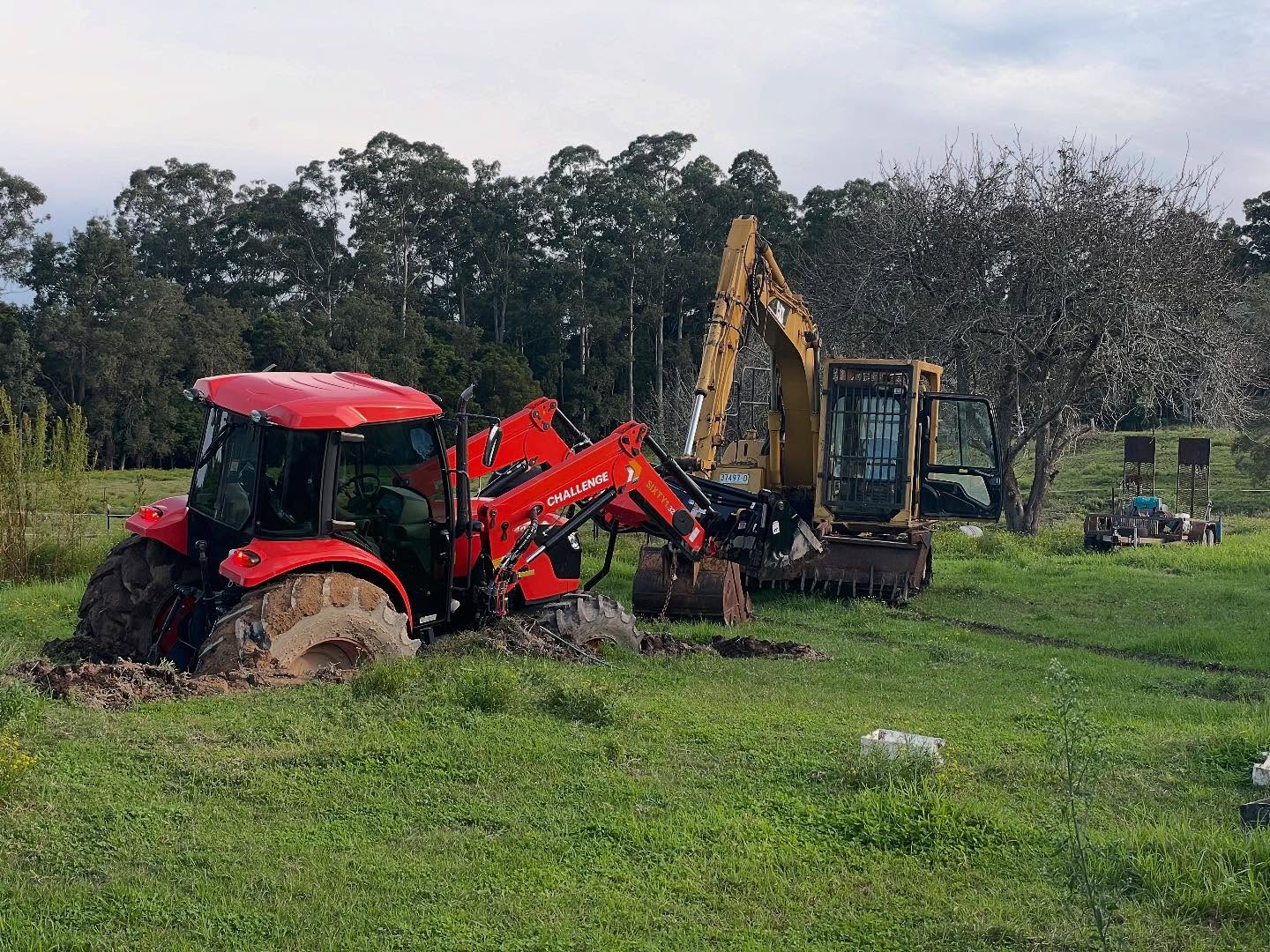 One of our customers wishing he’d stayed in bed…..#kubotatractor